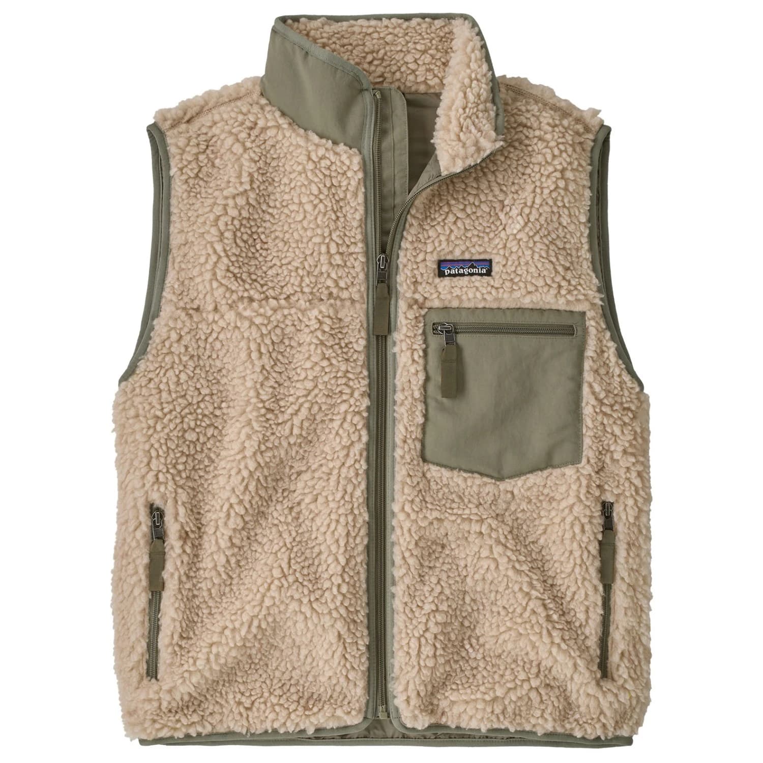 Дамски поларен елек Patagonia Women's Classic Retro-X Vest Fleece vest - Dark Natural / River Rock Green