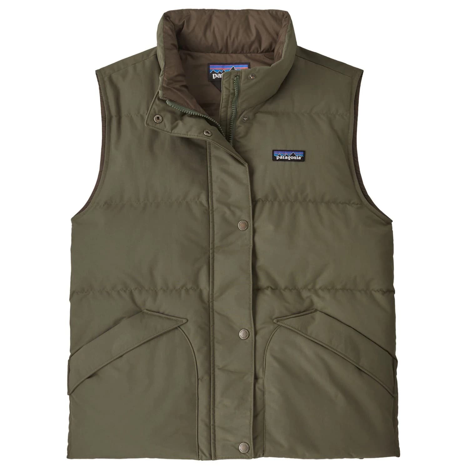 Дамски пухен елек Patagonia Women's Downdrift Vest Down vest - Basin Green