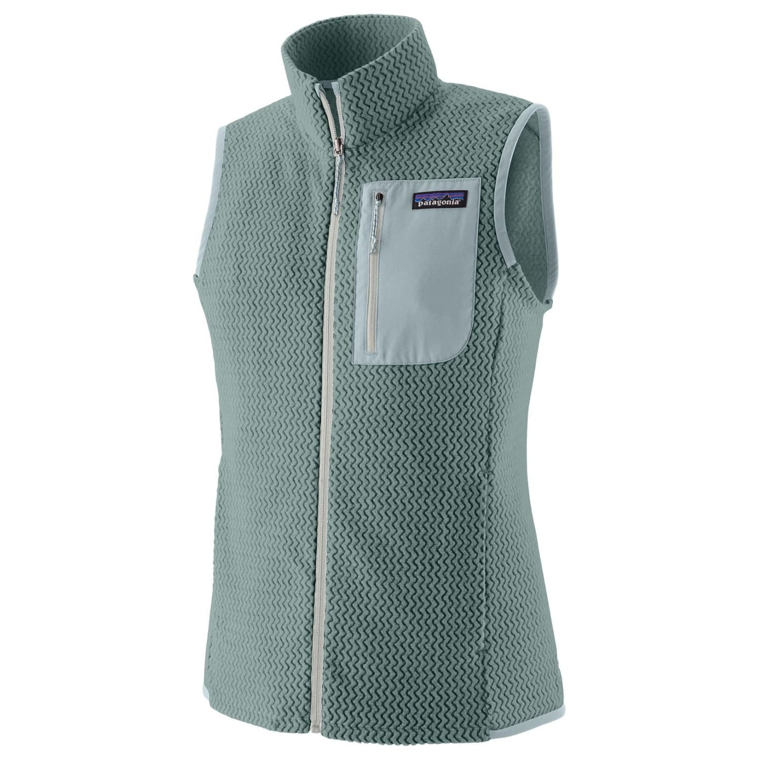 Дамски поларен елек Patagonia Women's R1 Air Vest Fleece vest - Blue Sage