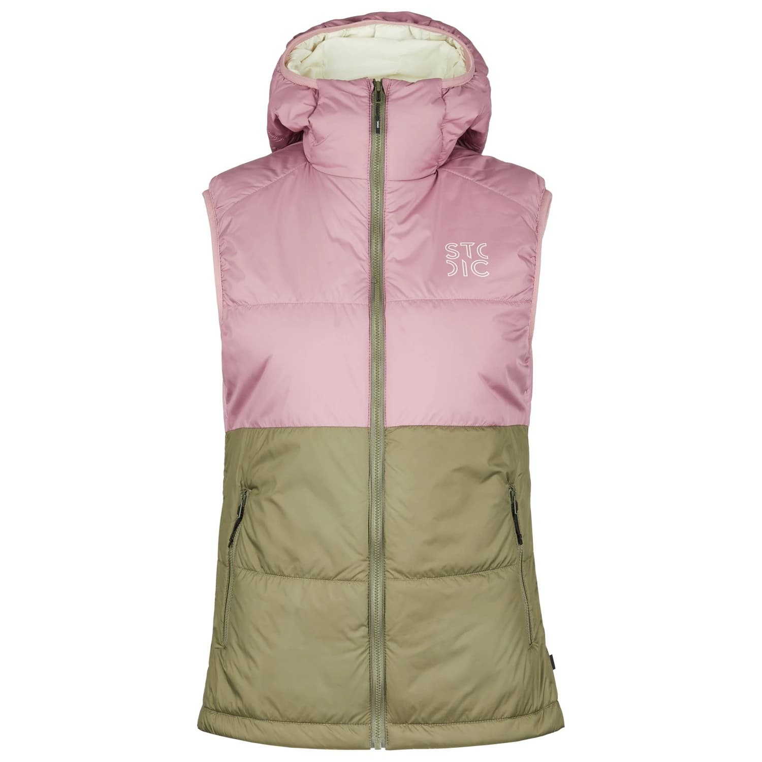 Дамски вълнен елек Stoic Women's MountainWool 120 StorboSt. II Vest Winter vest - Dark Orchid / Olive Green