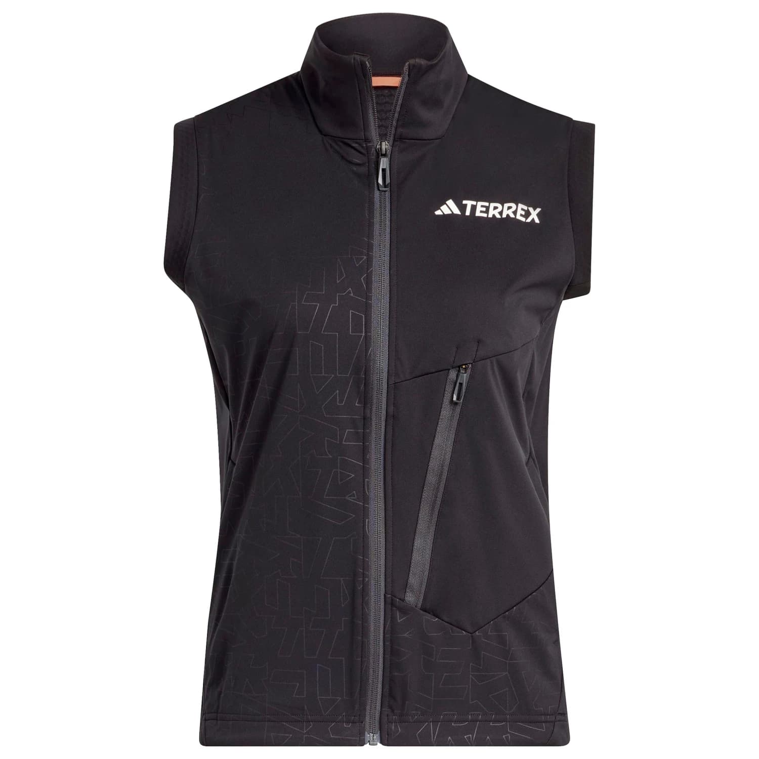 Дамски софтшел елек Adidas terrex Women's Terrex Xperior X-Country Ski Softsh. Softshell vest - Black