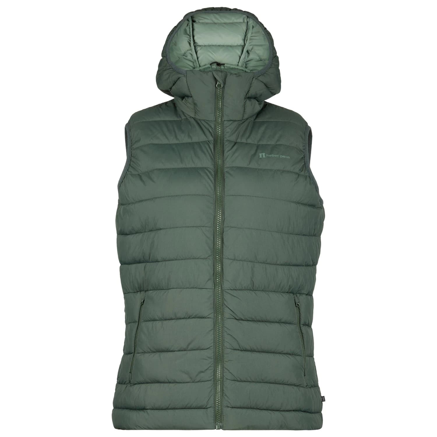 Дамски синтетичен елек Heber Peak Women's SmoegenHe. Performance Puff Vest Synthetic vest - Fir Green