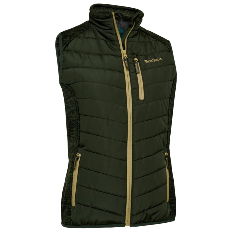 Дамски синтетичен елек Deerhunter Women's Moor Padded Waistcoat Synthetic vest - Butternut