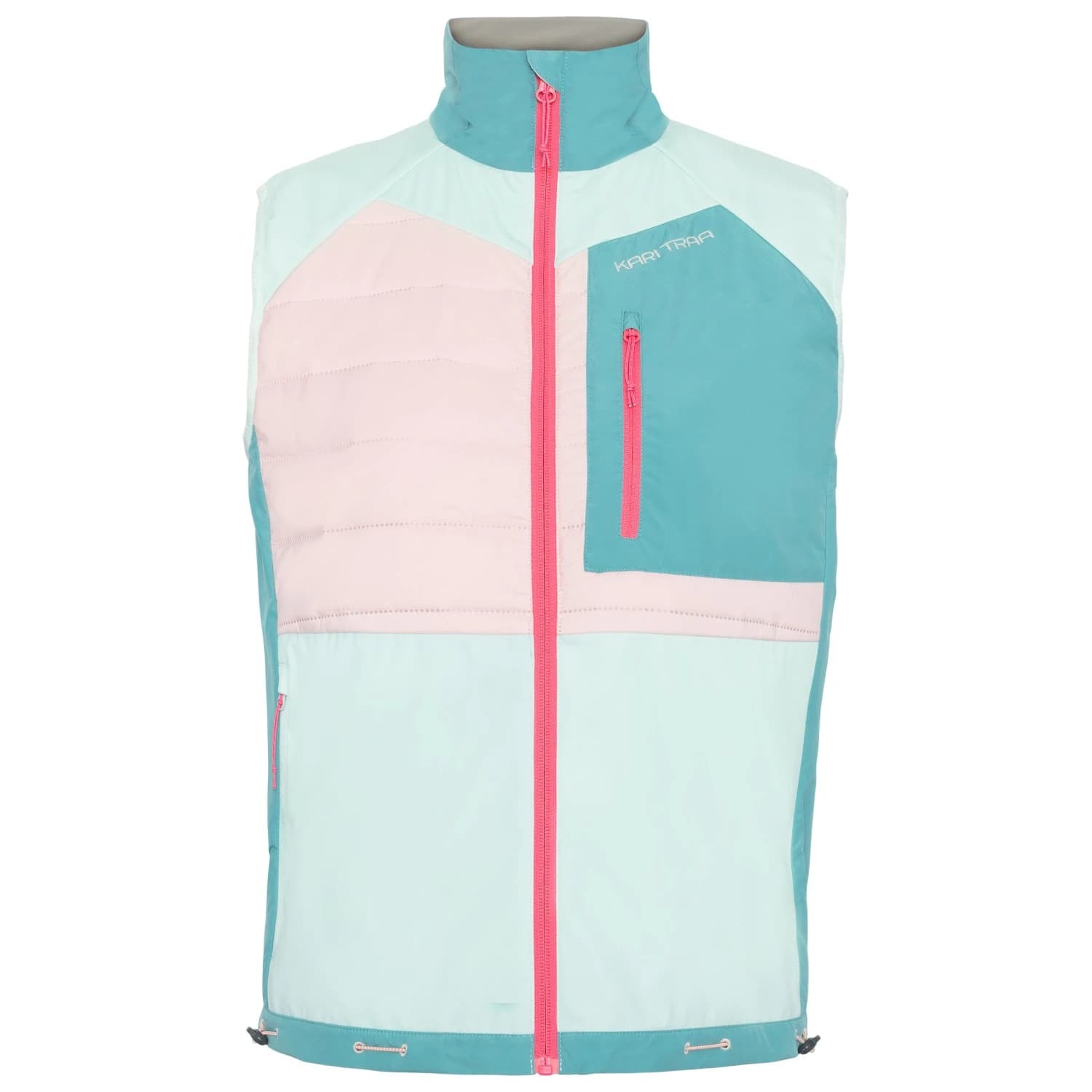 Дамски синтетичен елек Kari traa Women's Nia Vest Synthetic vest - Aquatic
