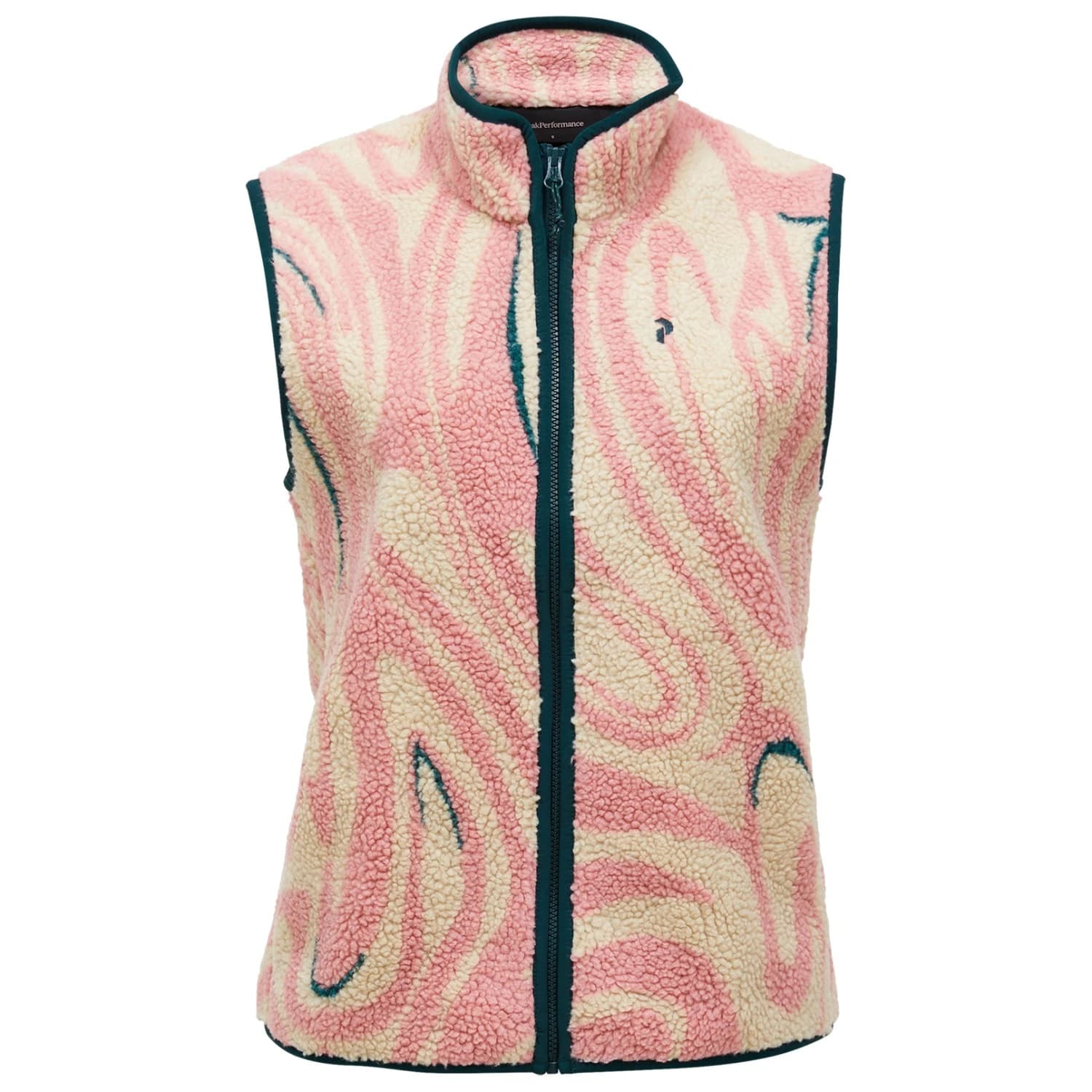 Дамски поларен елек Peak Performance Women's Graphic Pile Vest Fleece vest - Topo Swirl