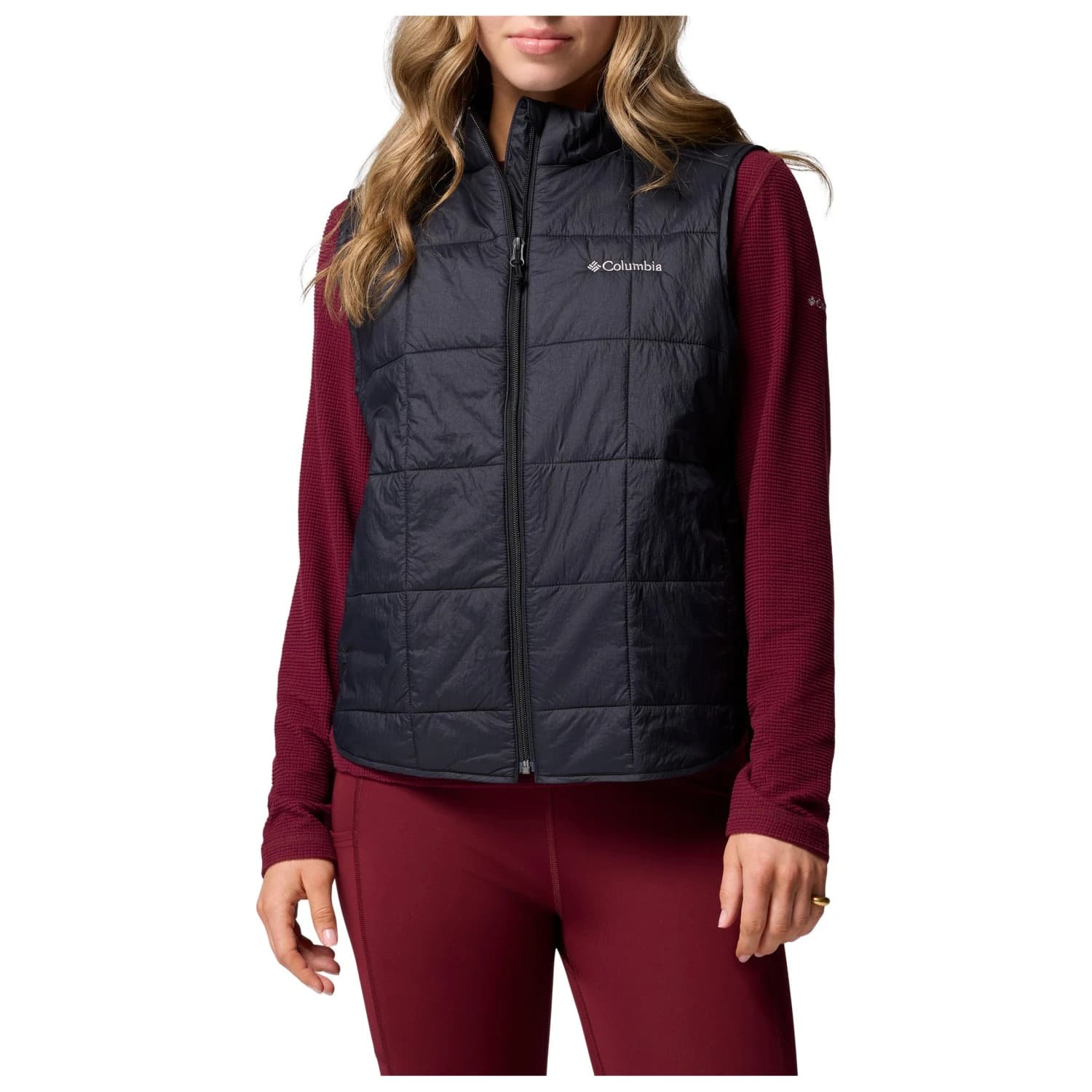 Дамски синтетичен елек Columbia Women's Sienna Hill Quilted Vest Synthetic vest - Black