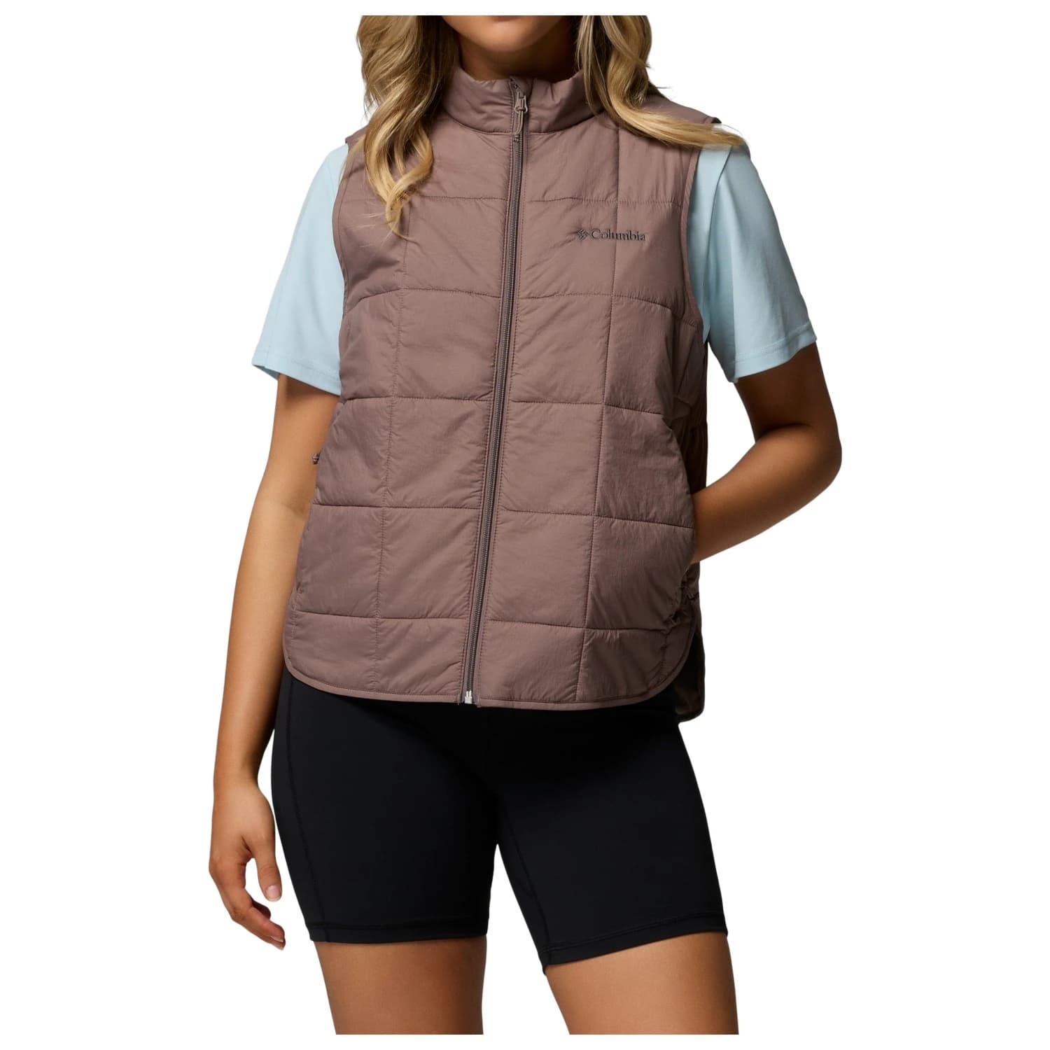 Дамски синтетичен елек Columbia Women's Sienna Hill Quilted Vest Synthetic vest - Iron