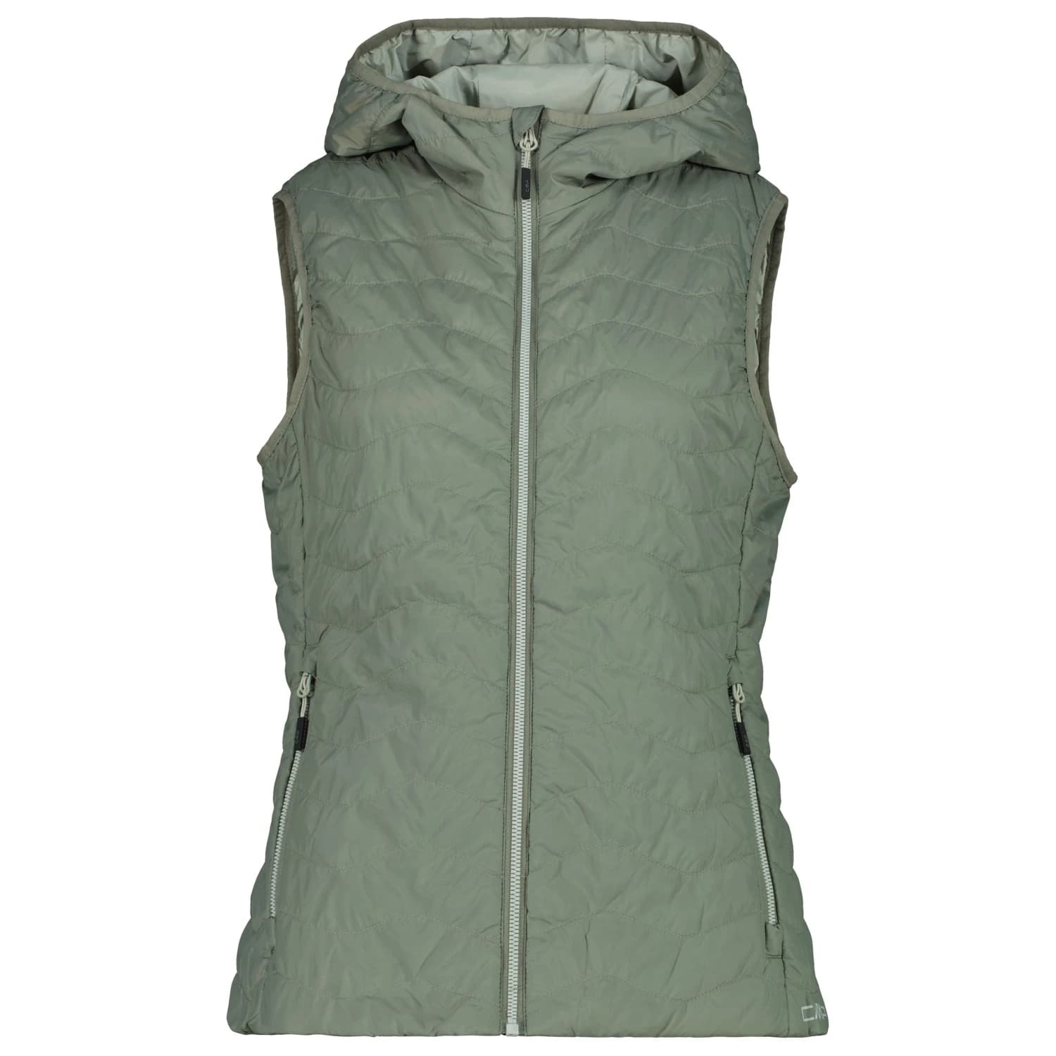Дамски синтетичен елек CMP Women's Vest Fix Hood Synthetic vest - Avocado