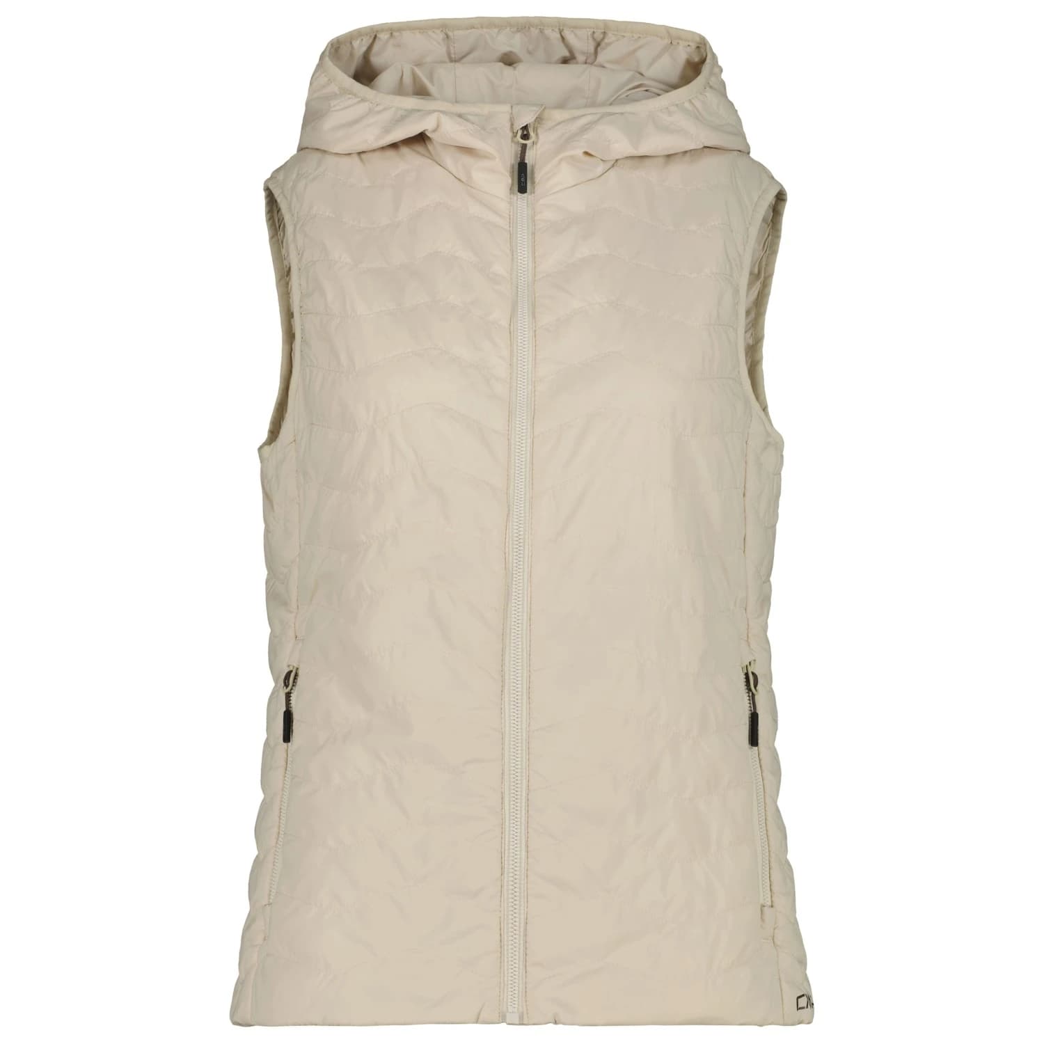 Дамски синтетичен елек CMP Women's Vest Fix Hood Synthetic vest - Cream