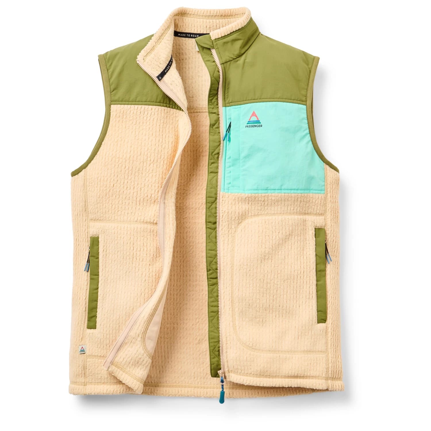 Дамски поларен елек Passenger Women's Venturescape Recycled Vest Fleece vest - Desert / Clover