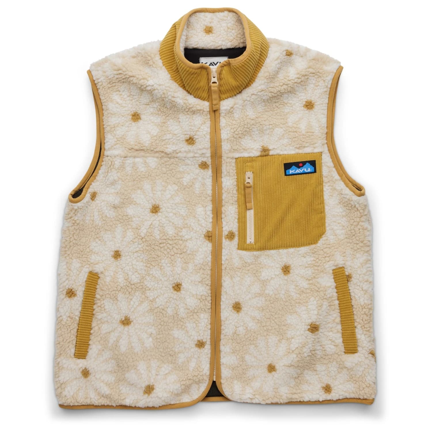 Дамски поларен елек KAVU Women's Ozette Fleece vest - Mellow Daisy