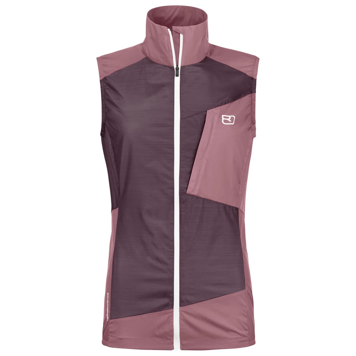 Дамски вълнен елек Ortovox Women's Trace Windbreaker Vest Merino vest - Chestnut