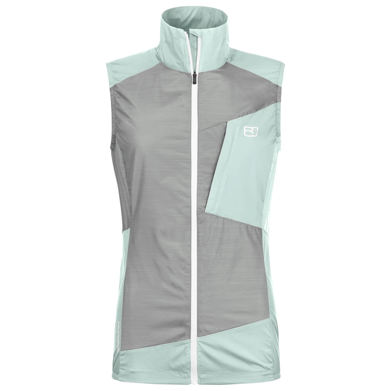 Дамски вълнен елек Ortovox Women's Trace Windbreaker Vest Merino vest - Green Sage