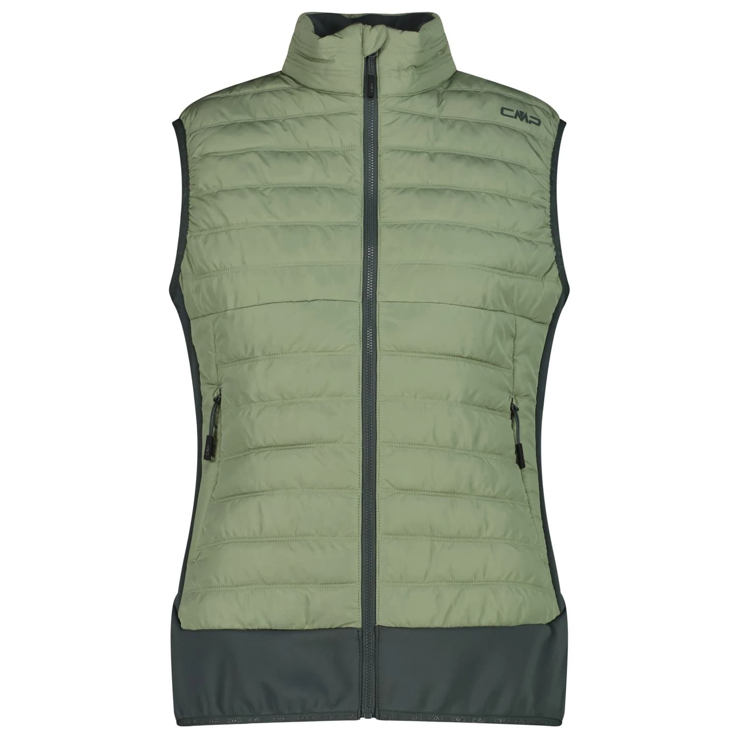 Синтетичен елек CMP Women's Vest Hybrid Mini Ripstop 35Z2786 Synthetic vest - Green Tea