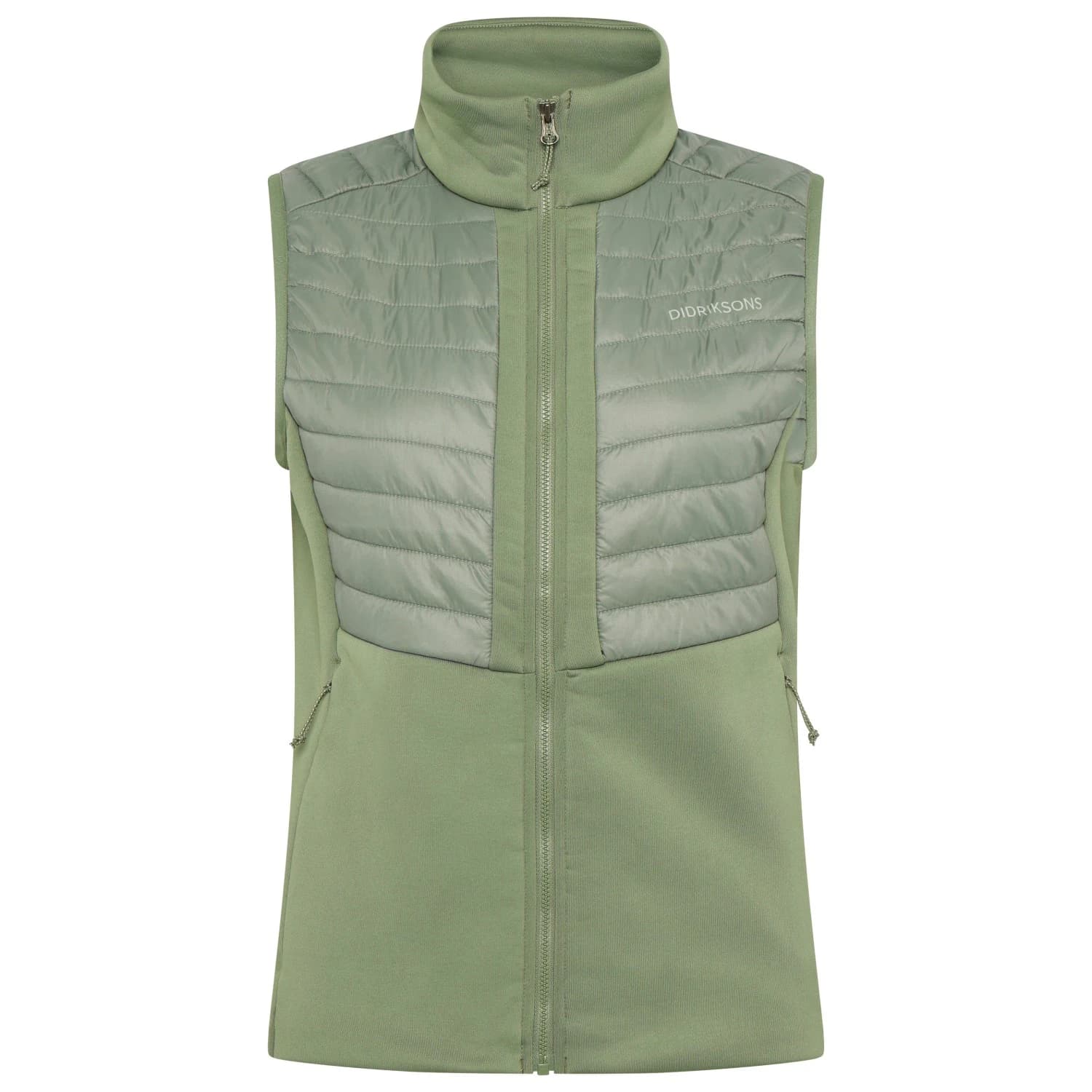 Дамски синтетичен елек Didriksons Women's Annema Vest Synthetic vest - Light Moss