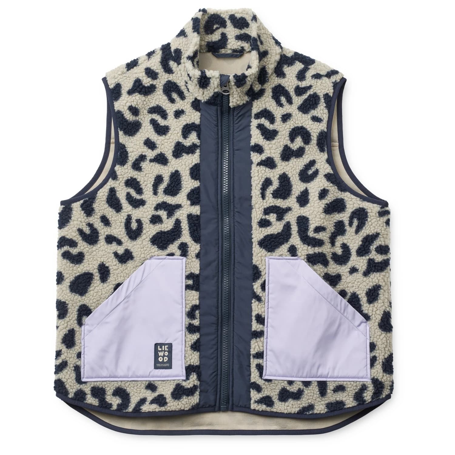 Дамски поларен елек LIEWOOD Women's Nilu Adult Pile Vest Fleece vest - Mega Leo / Mist Mix