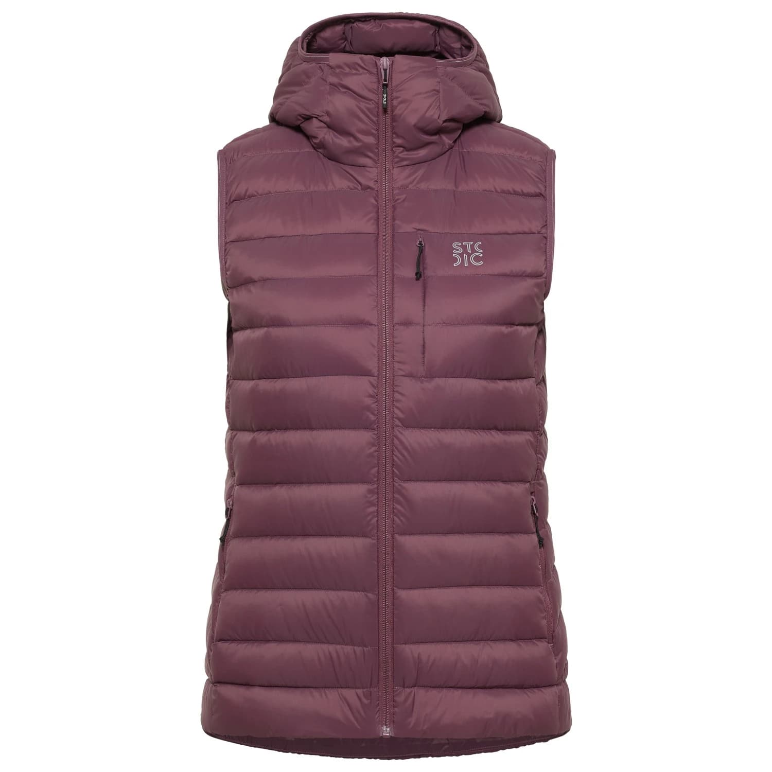 Пухен елек Stoic Women's PerformanceDown SalmiSt. II Vest Down vest - Plum Red