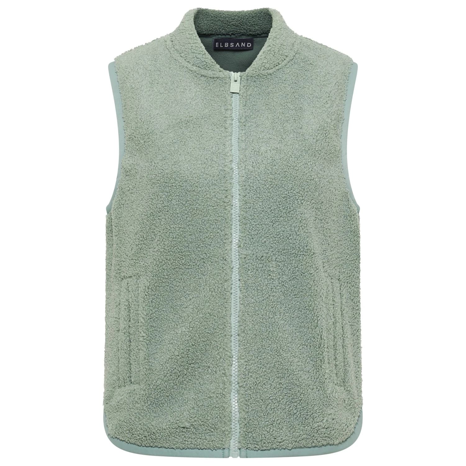 Поларен елек ELBSAND Women's Nisa Fleece vest - Silt Green