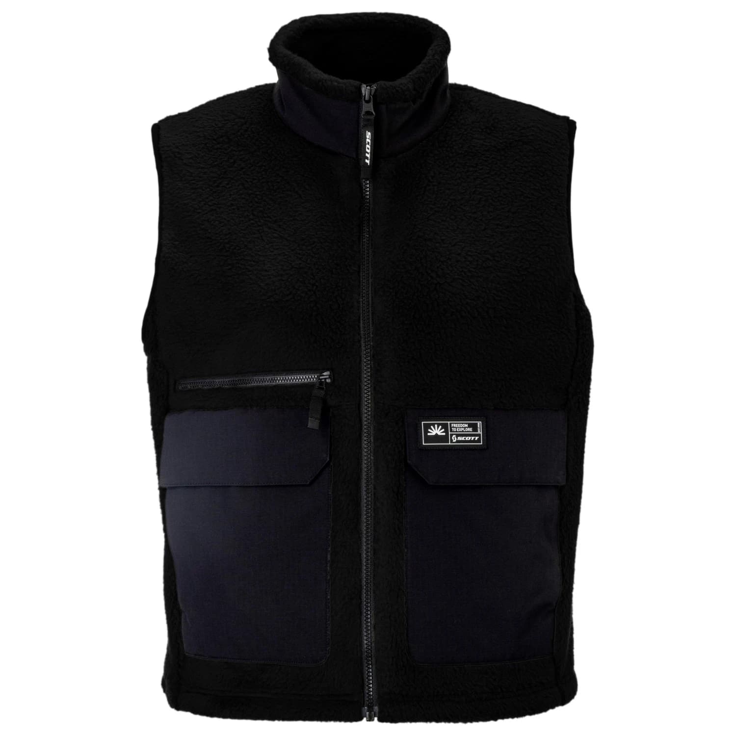 Дамски поларен елек Scott Women's Vest Escape Heritage Pile Fleece vest - Black
