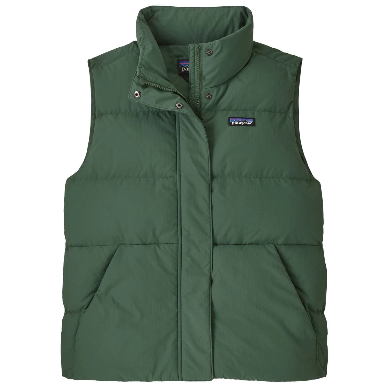 Дамски пухен елек Patagonia Women's Sisar Down Vest Down vest - Canopy Green