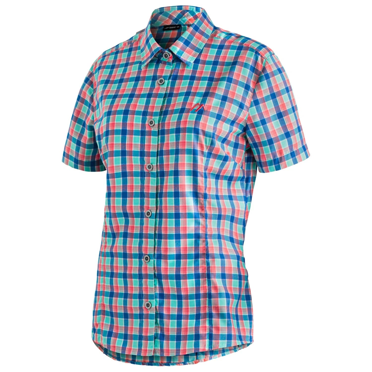 Дамска блуза Maier sports Women's Philina Blouse - Blue Red Check