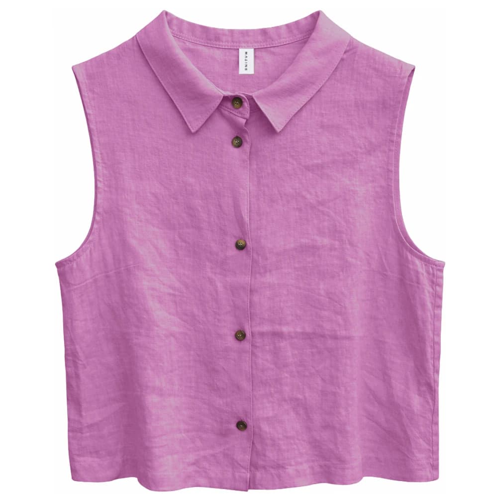 Дамска блуза Mazine Women's Sleeveless Linen Shirt Blouse - Violet Pink