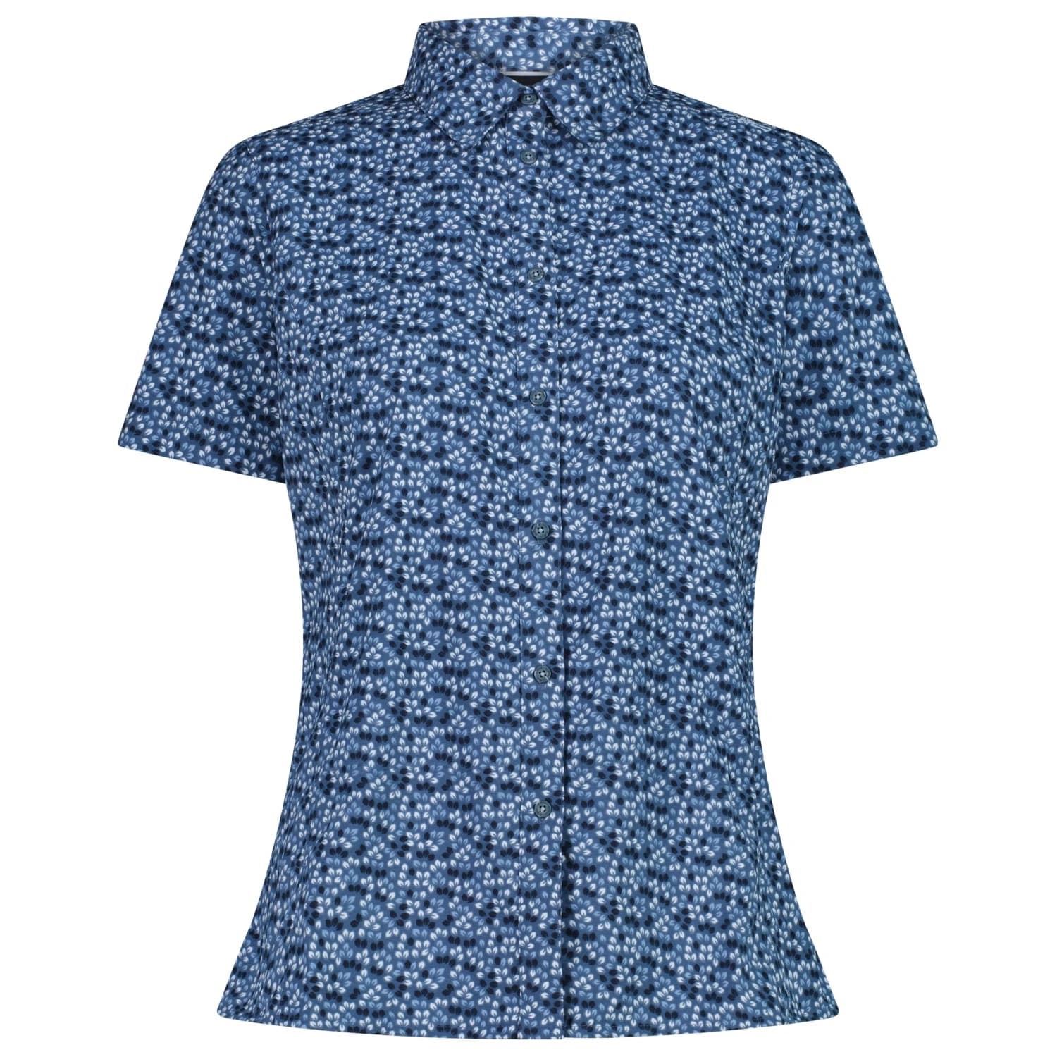 Дамска блуза CMP Women's Shortsleeve Shirt with Pattern Blouse - Space / Sky Blue