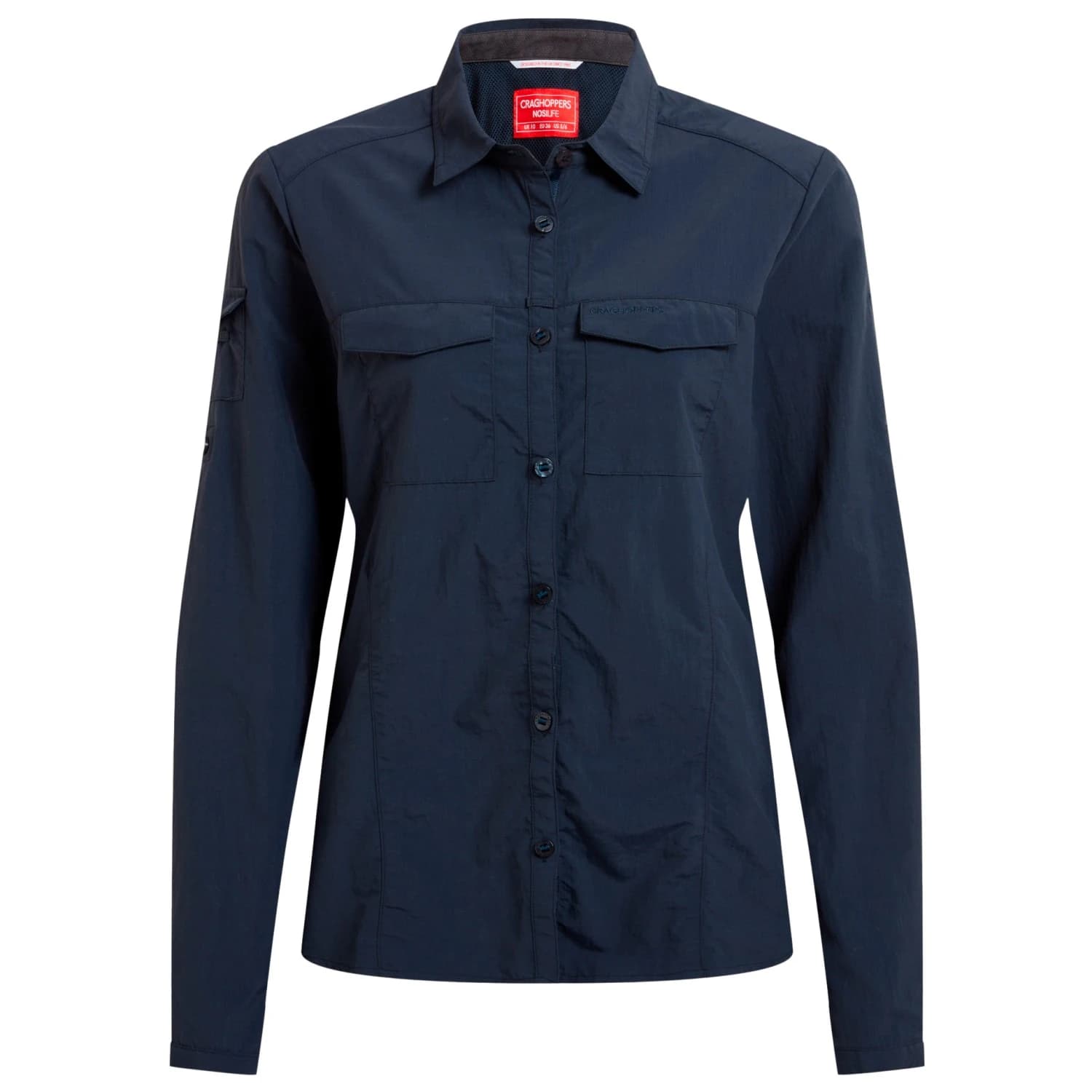 Дамска блуза Craghoppers Women's Nosilife Adventure Langarm Bluse III Blouse - Blue Navy
