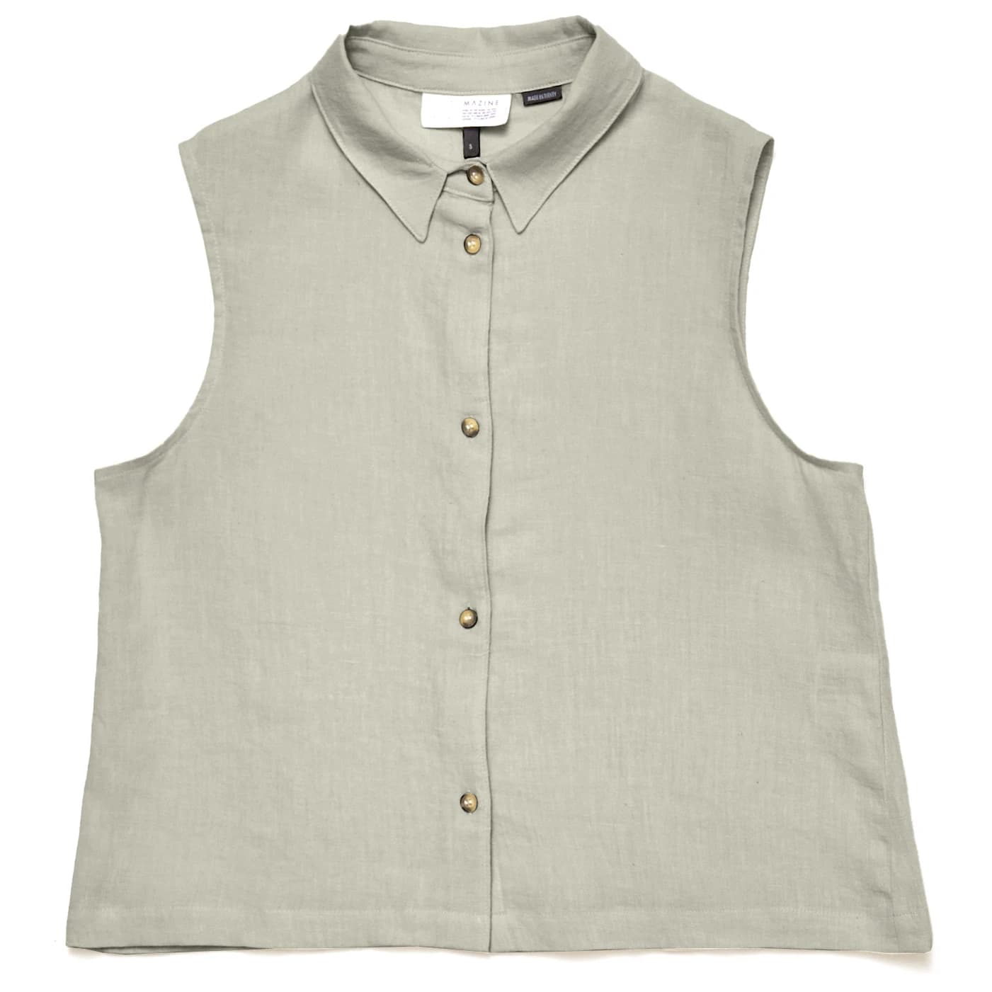 Дамска блуза Mazine Women's Sleeveless Linen Blouse - Seagrass