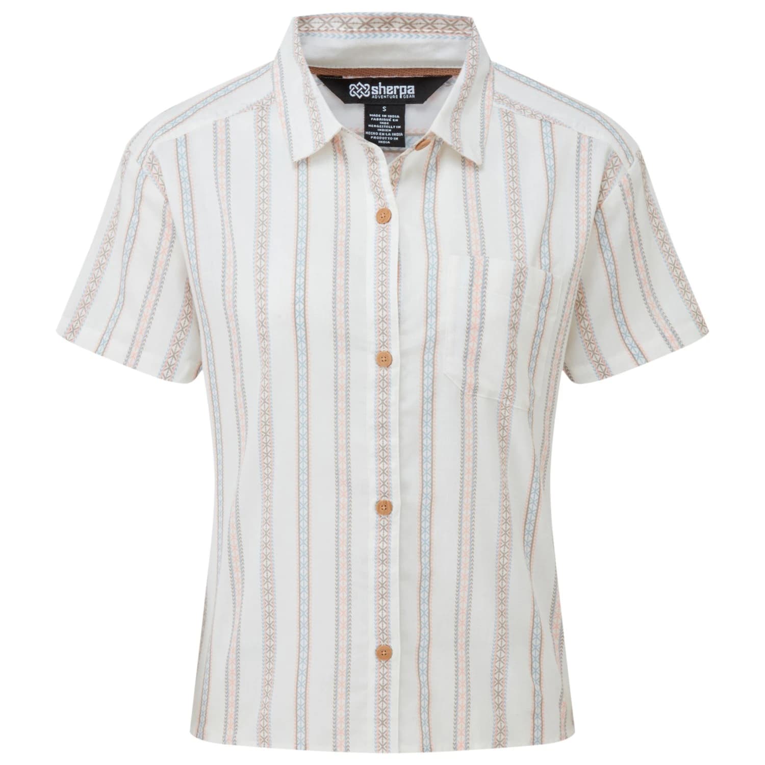Дамска блуза Sherpa Women's Jaya Camp Shirt Blouse - Katha Patti Stripe