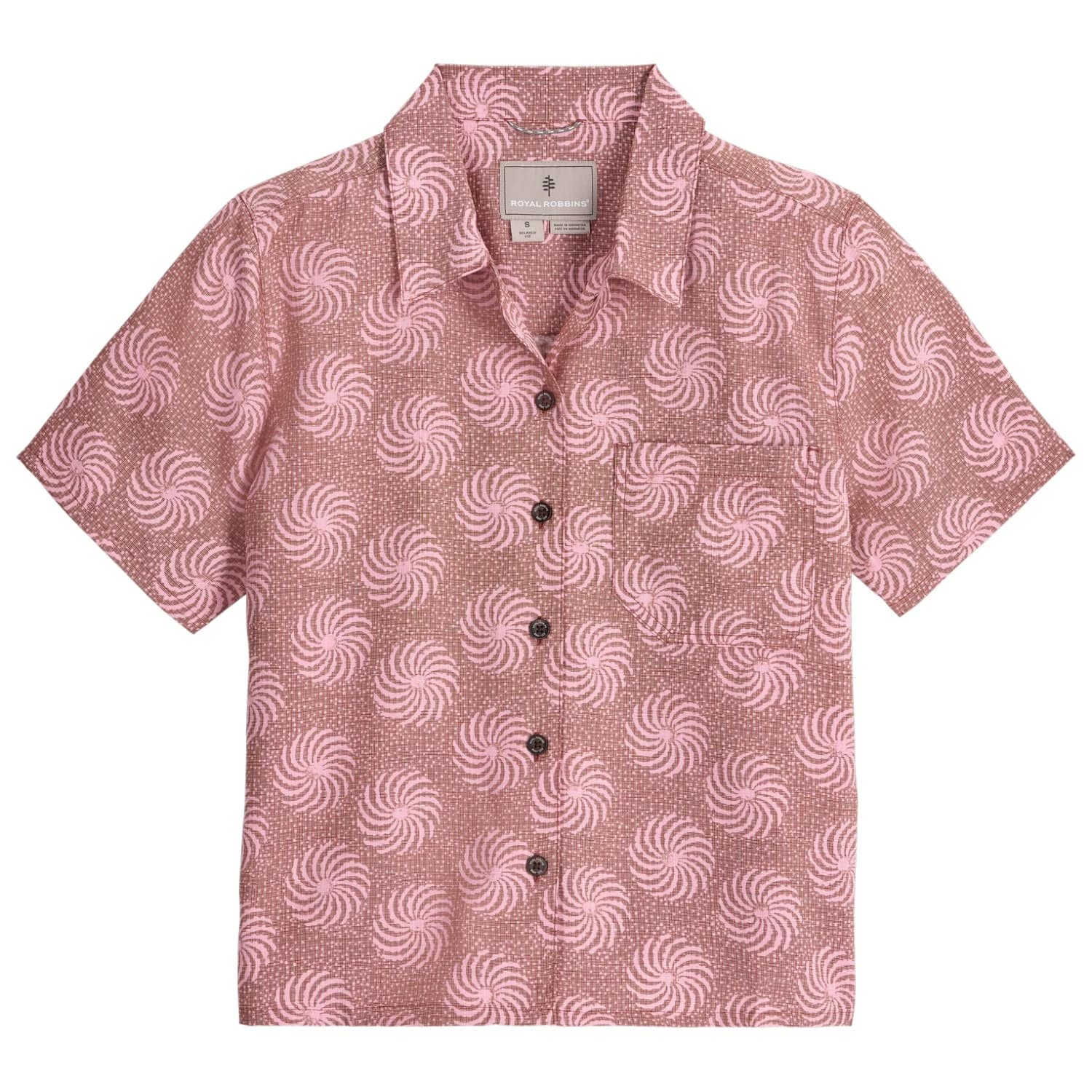 Дамска блуза Royal Robbins Women's Camino Pucker S/S Blouse - Mahogany Ray Pt