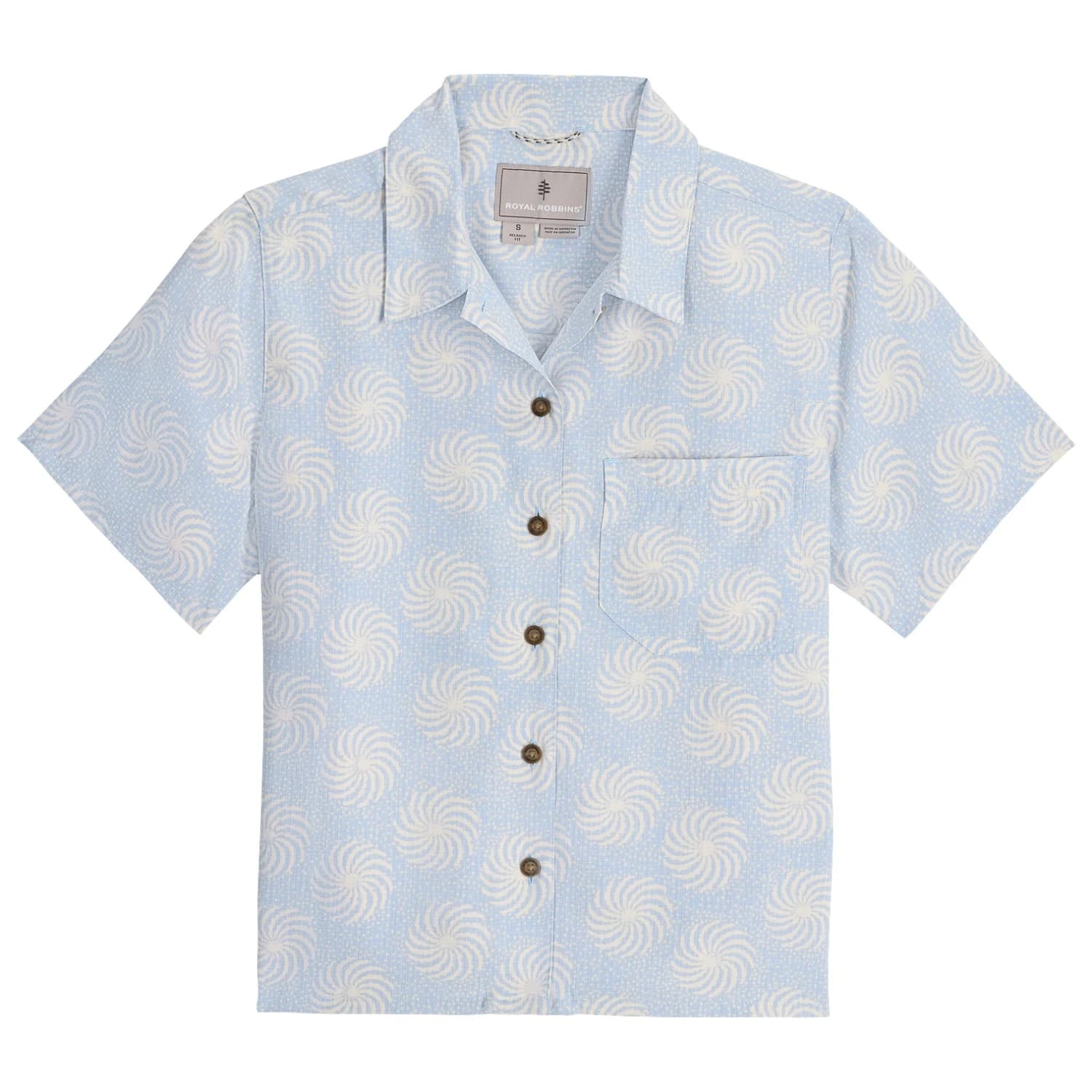 Дамска блуза Royal Robbins Women's Camino Pucker S/S Blouse - Skyway Ray Pt
