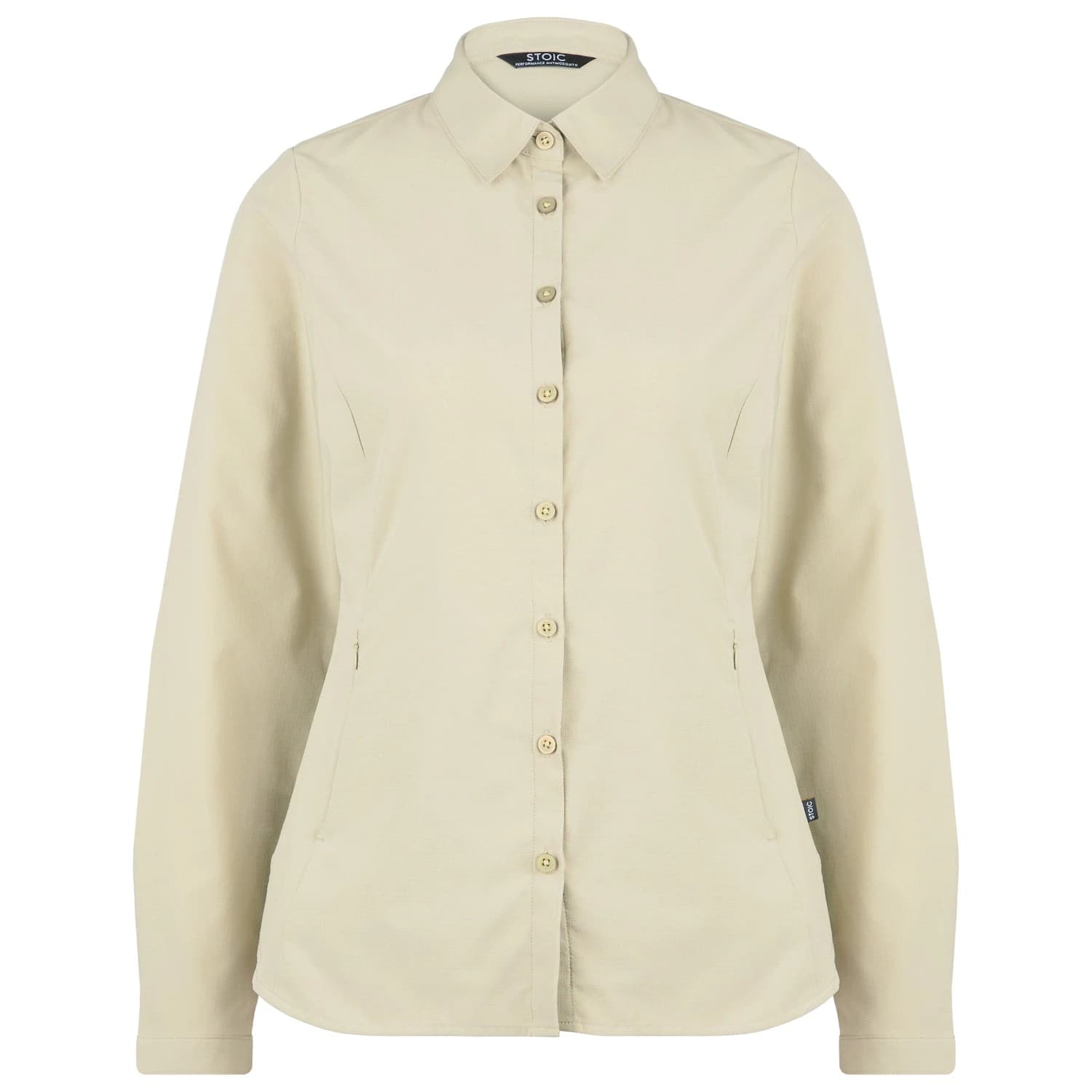 Дамска блуза Stoic Women's AntiMosquito ByskeSt. Shirt L/S B-Ware Blouse - Taupe White