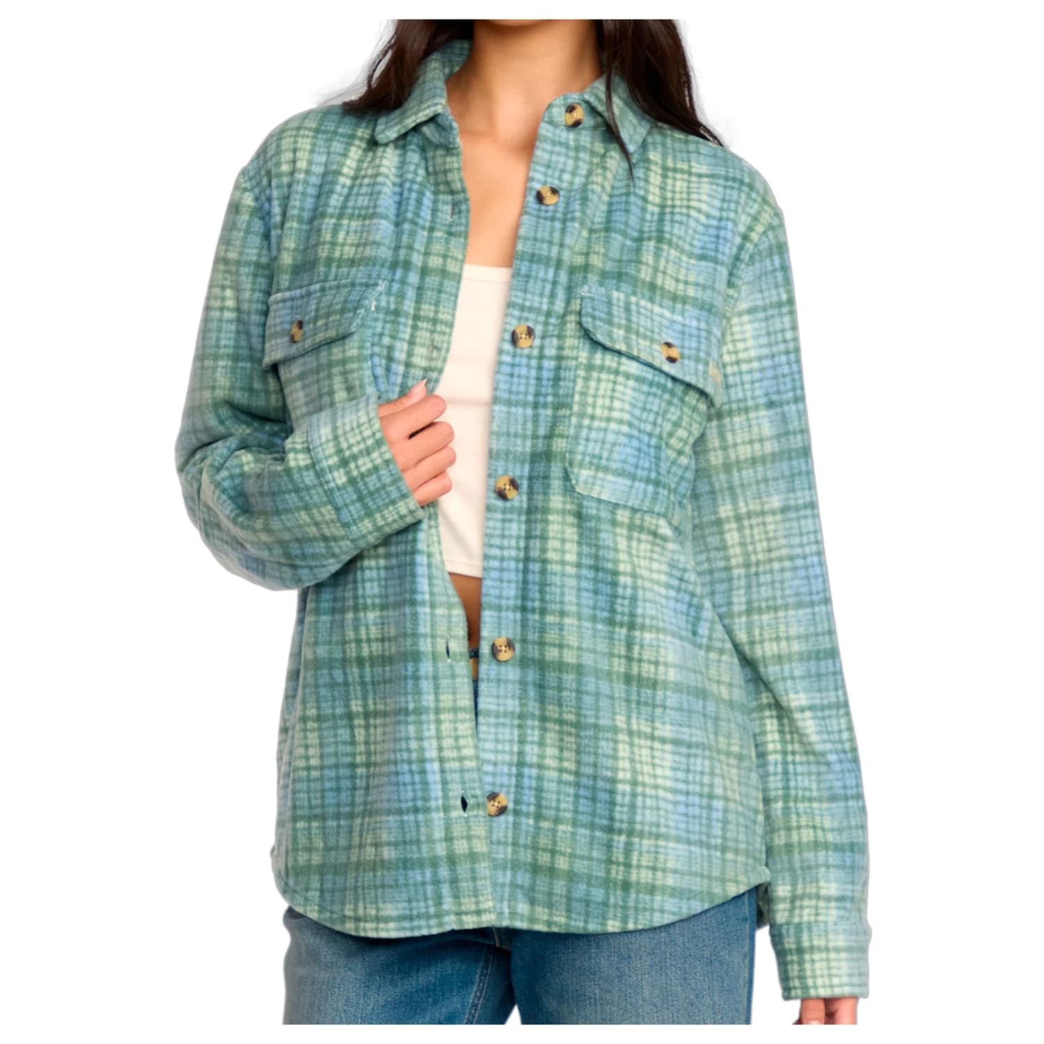 Дамска риза с копчета Billabong Women's Forge Fleece Shirt - Multi