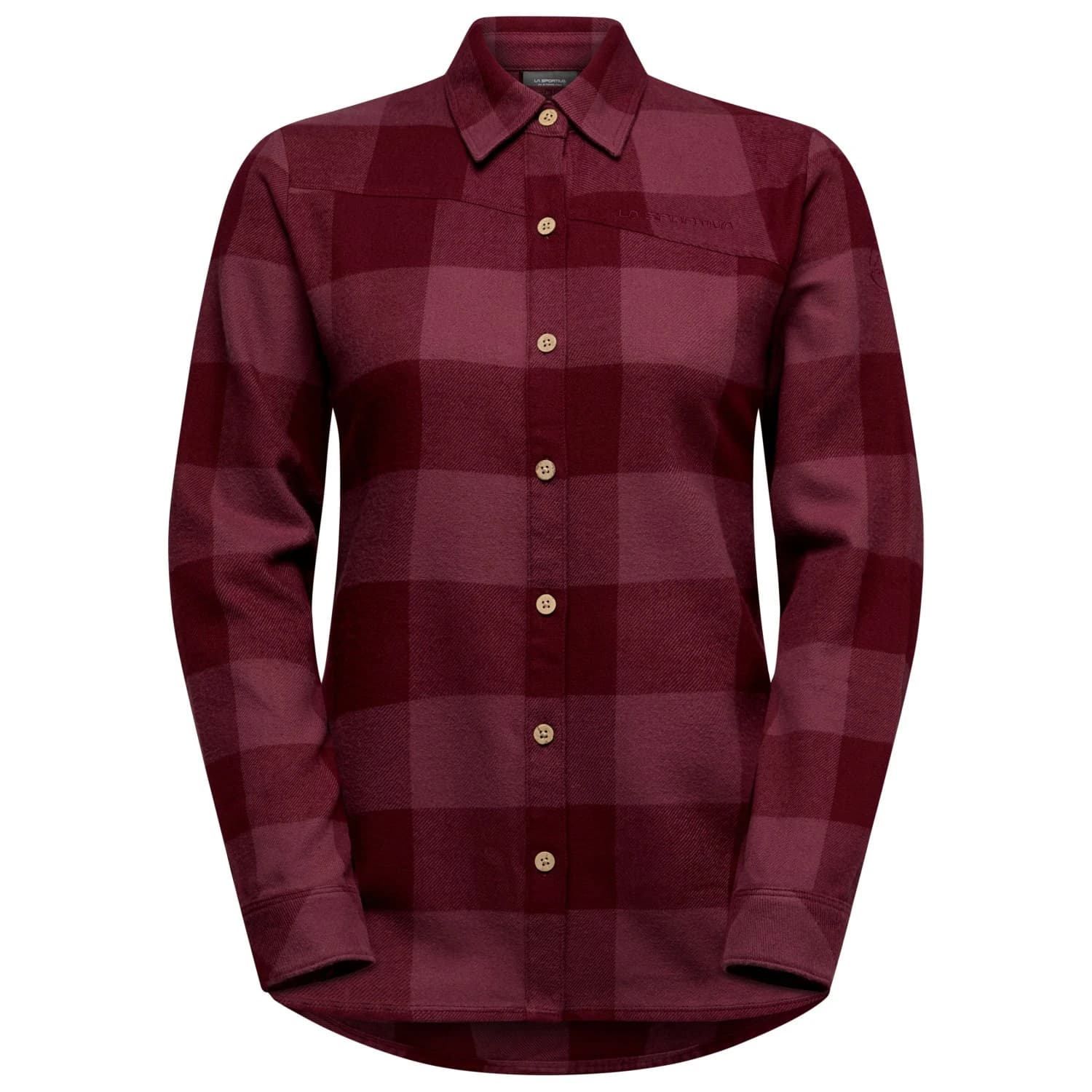Дамска риза с копчета La Sportiva Women's Rambler Flannel Shirt - Redwood
