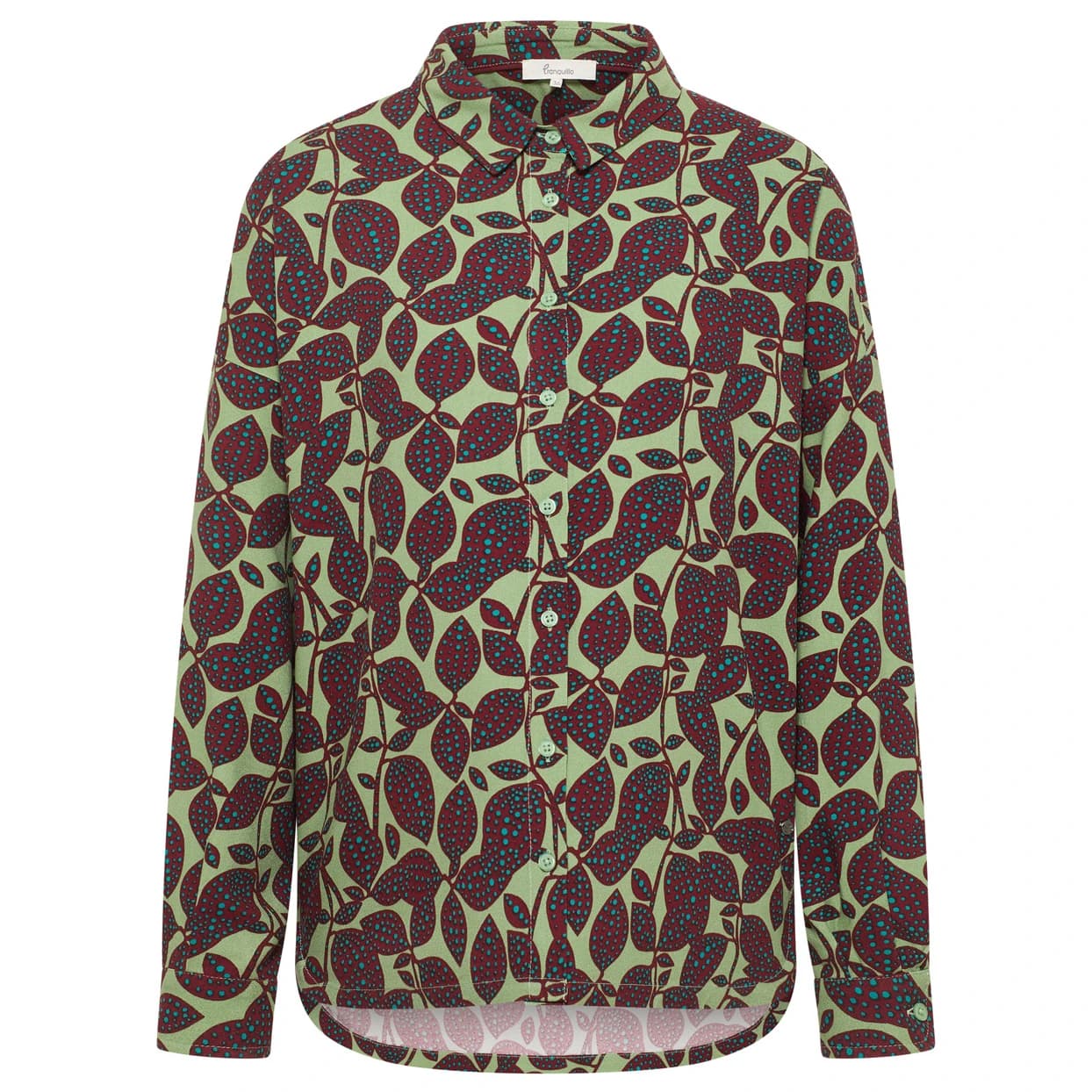 Дамска блуза Tranquillo Women's Oversize-Bluse aus EcoVero Viskose Blouse - Botanic