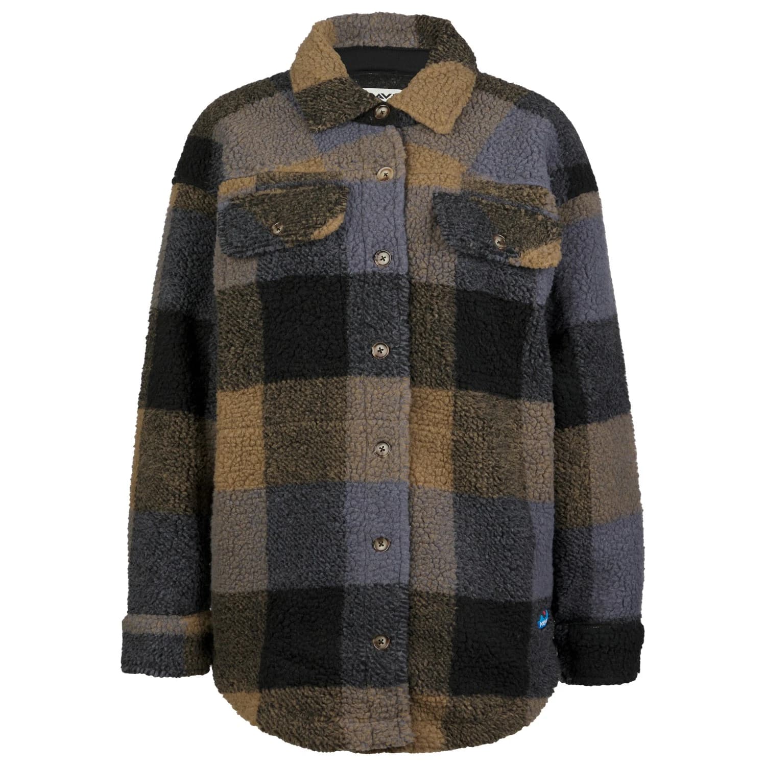 Дамска риза с копчета Kavu Women's Northern Sky Fleece jacket - Nightshade Plaid