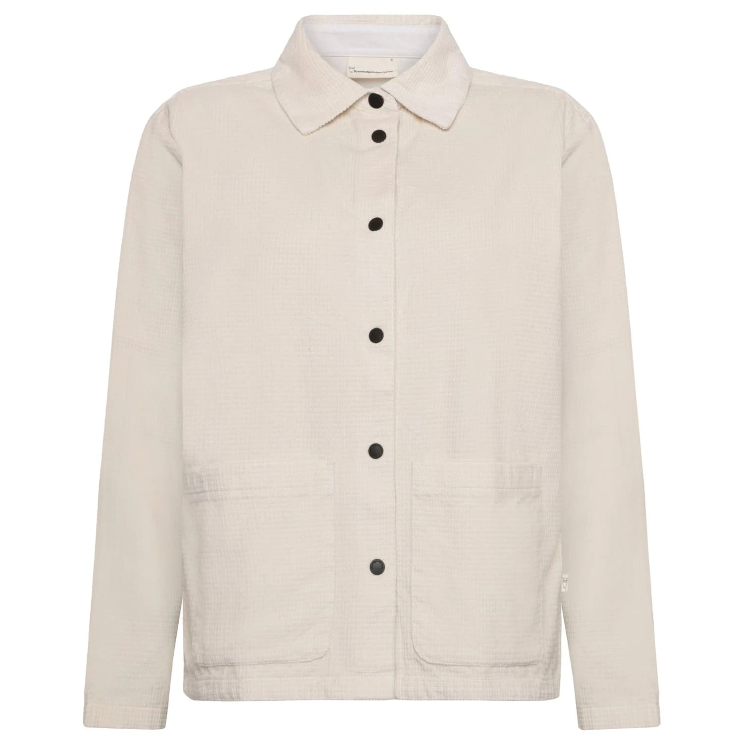 Дамска блуза KnowledgeCotton Apparel Women's 8 Wales Corduroy Overshirt Blouse - Egret