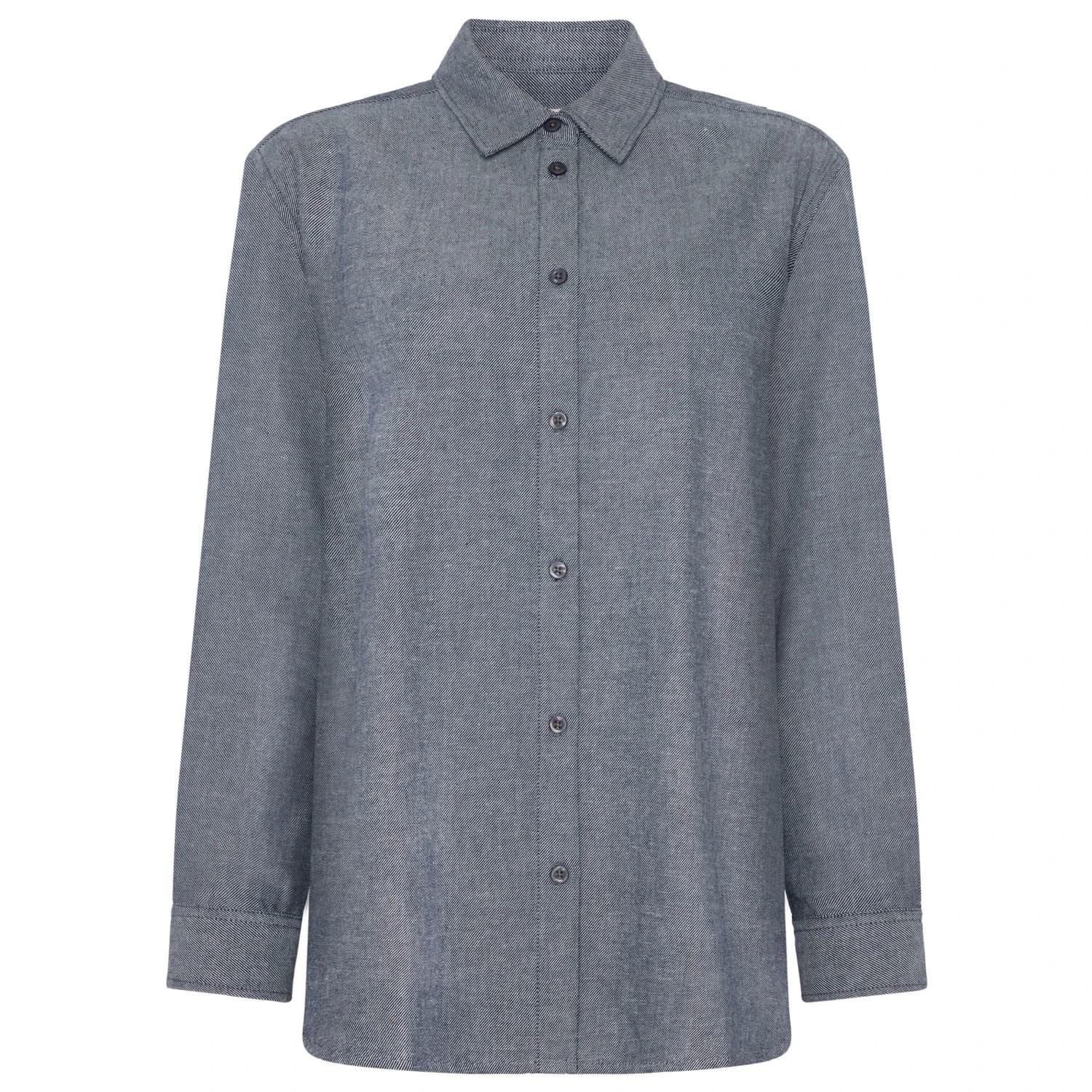Дамска блуза Knowledgecotton apparel Women's Regular Fit Heavy Twill Blouse - Night Sky
