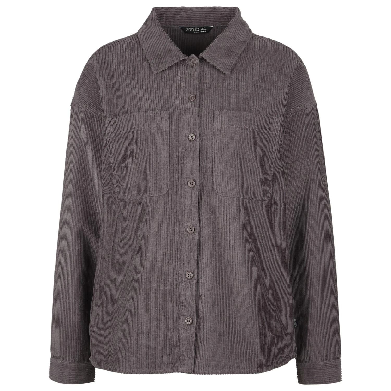 Дамска риза с копчета Stoic Women's MMXX. Selja Cord Shirt - Dark Purple
