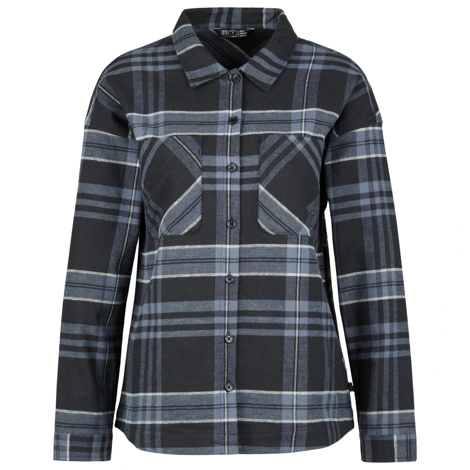 Дамска риза с копчета Stoic Women's MMXX. Sundsvall Check Shirt - Black / Multi