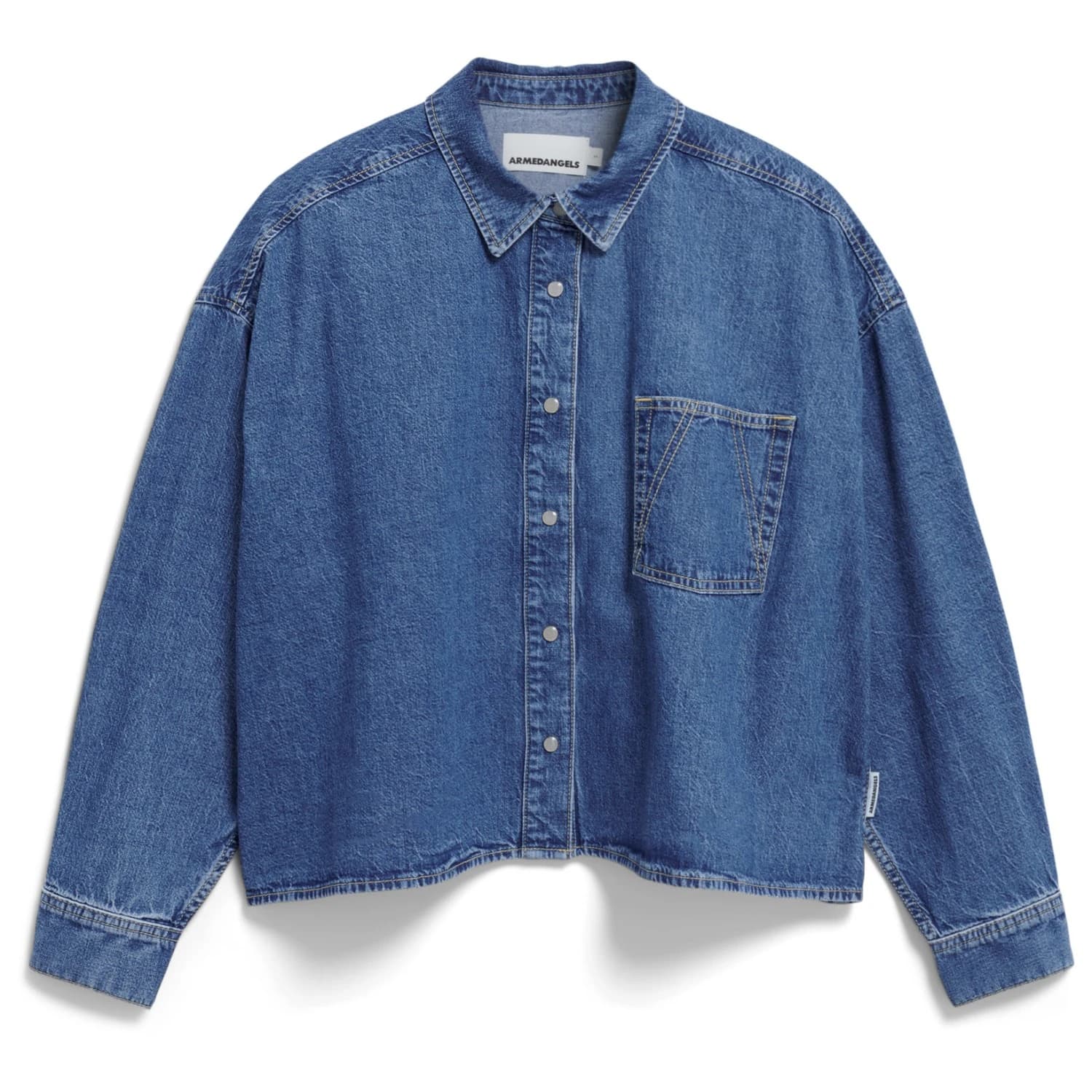 Дамска блуза ARMEDANGELS Women's Nalaani Shirt - Sea Foam