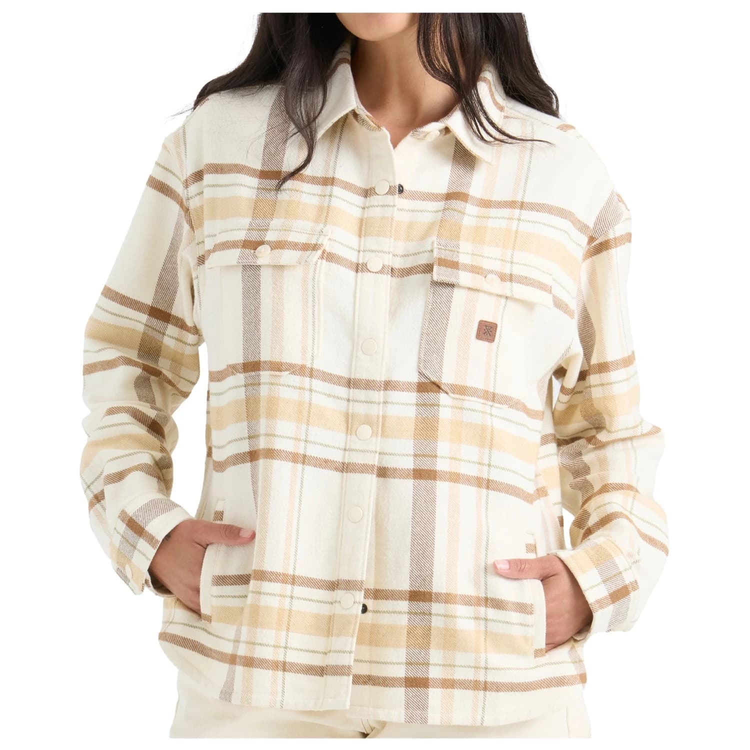 Дамска риза с копчета Roark Women's Amberley Shirt - Bone