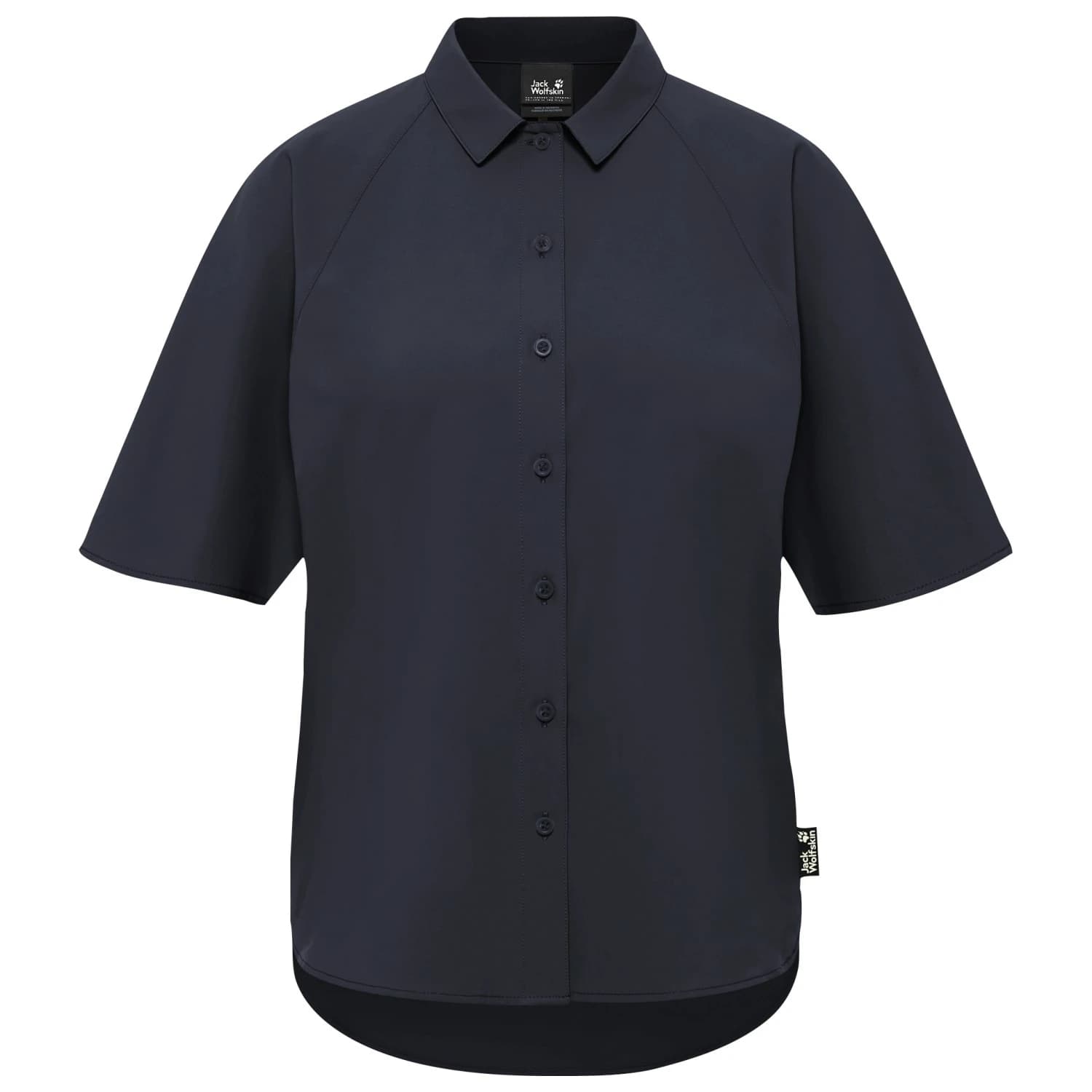 Дамска блуза Jack Wolfskin Women's Sierra Quest S/S Shirt Blouse - Dark Navy