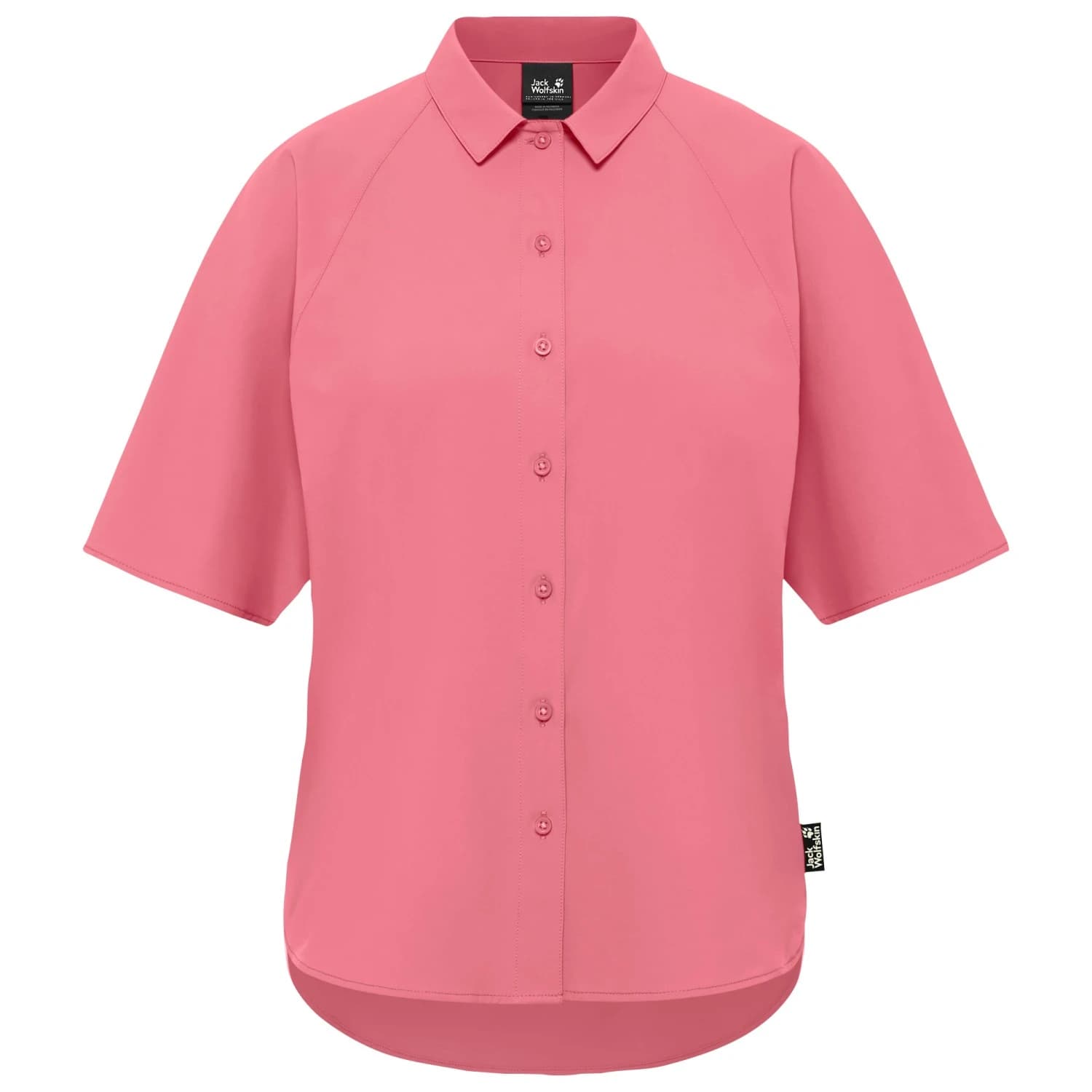 Дамска блуза Jack Wolfskin Women's Sierra Quest S/S Shirt Blouse - Evening Rose