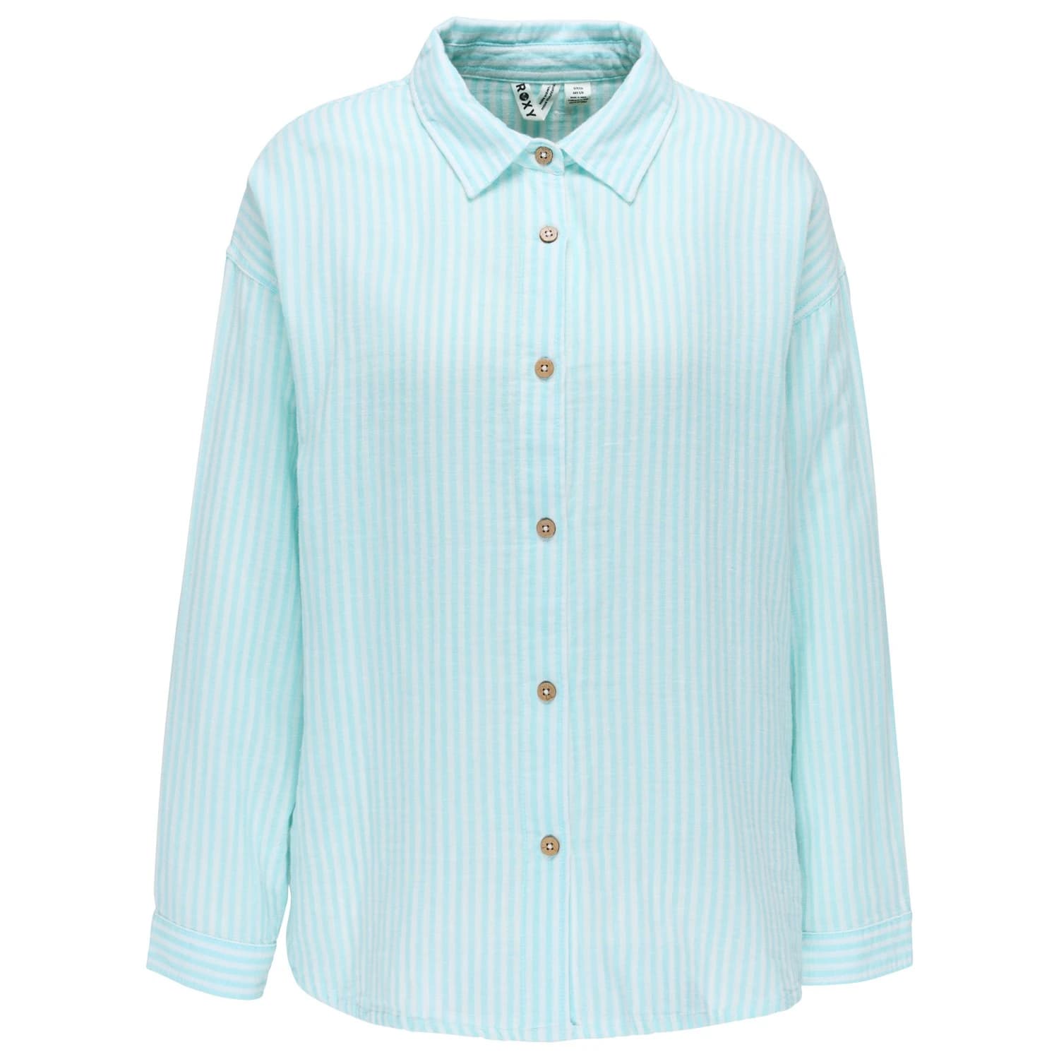 Блуза Roxy Women's Morning Shine Stripe Blouse - Coconut Milk Regular Stripe