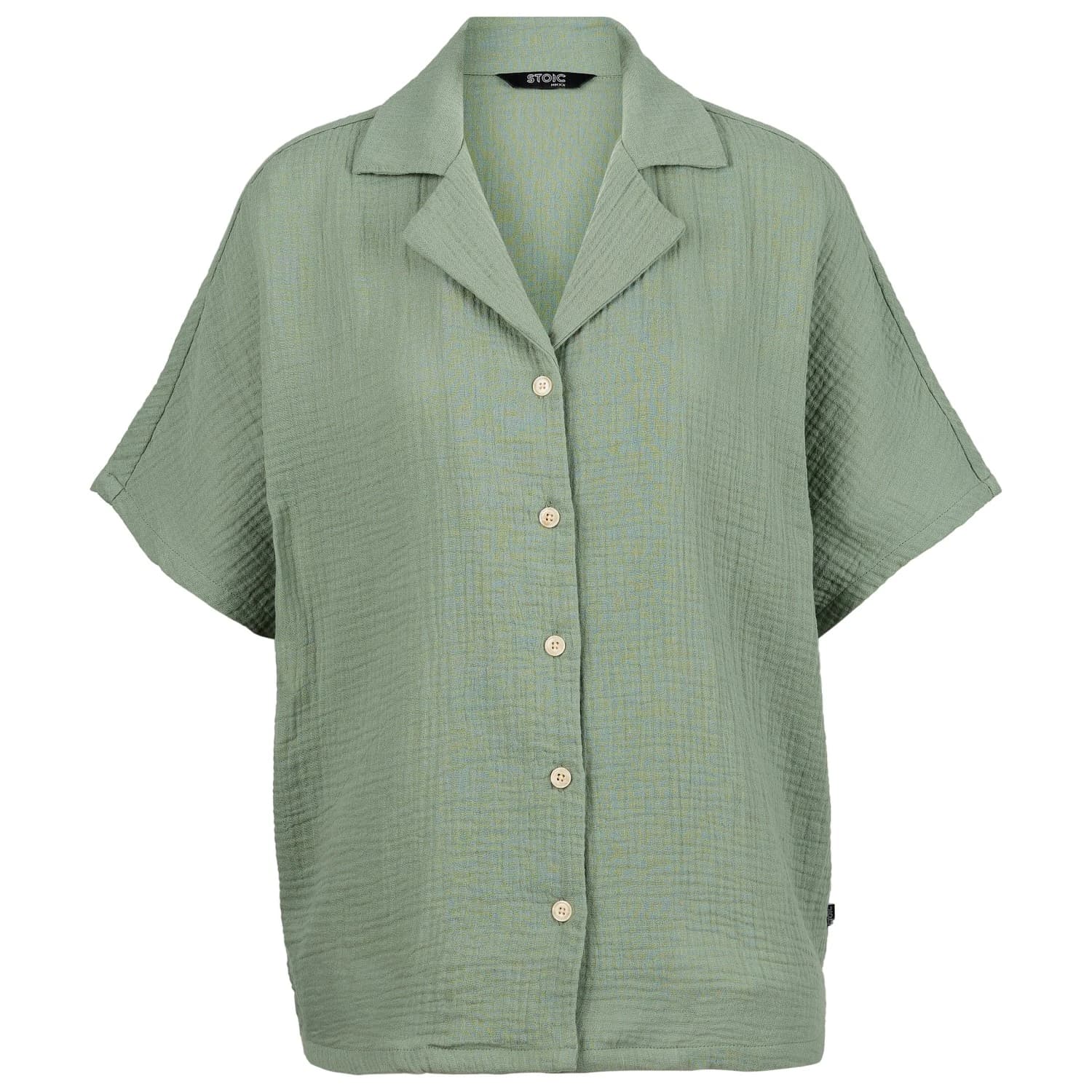 Дамска блуза Stoic Women's MMXX. Loddby Oversized Blouse S/S Blouse - Agave Green
