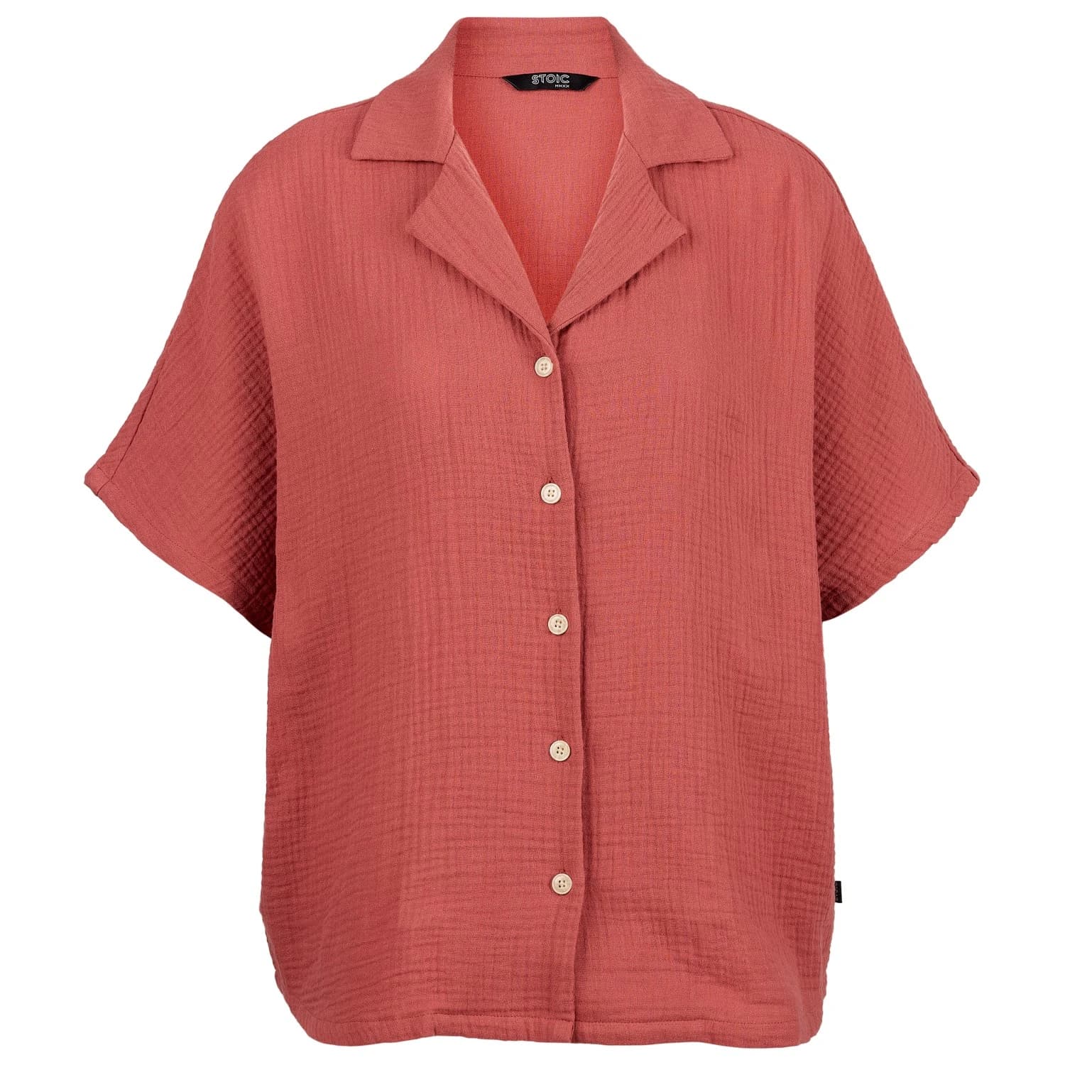 Дамска блуза Stoic Women's MMXX. Loddby Oversized Blouse S/S Blouse - Spice Red