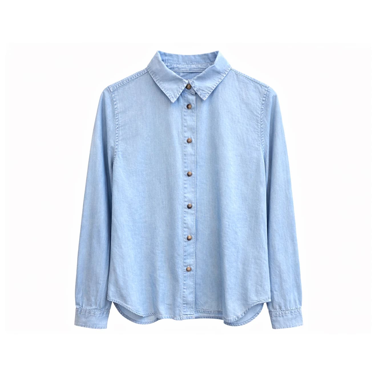 Дамска риза с копчета Mazine Women's Tencel Shirt - Light Blue Wash