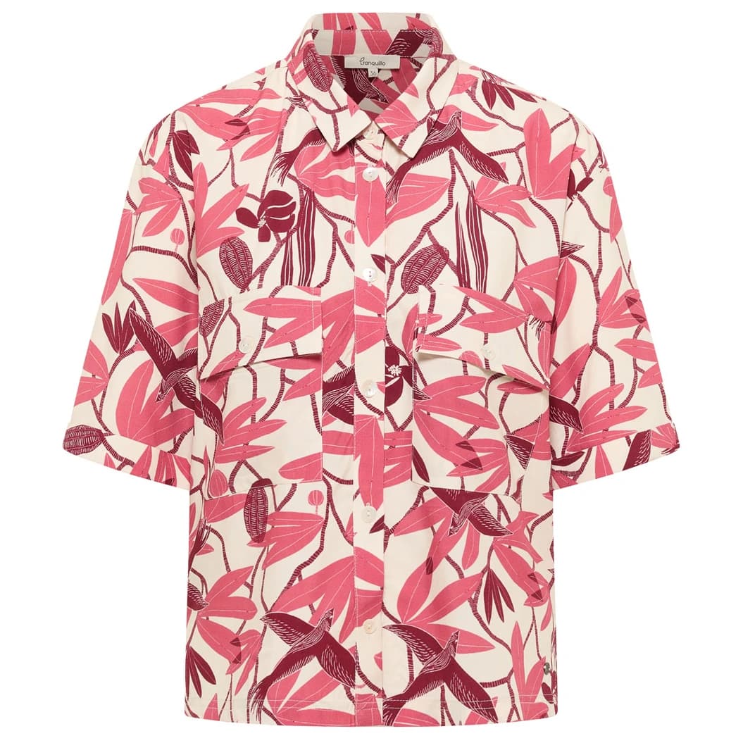 Дамска блуза Tranquillo Women's Bluse Anii Blouse - Berry Bird
